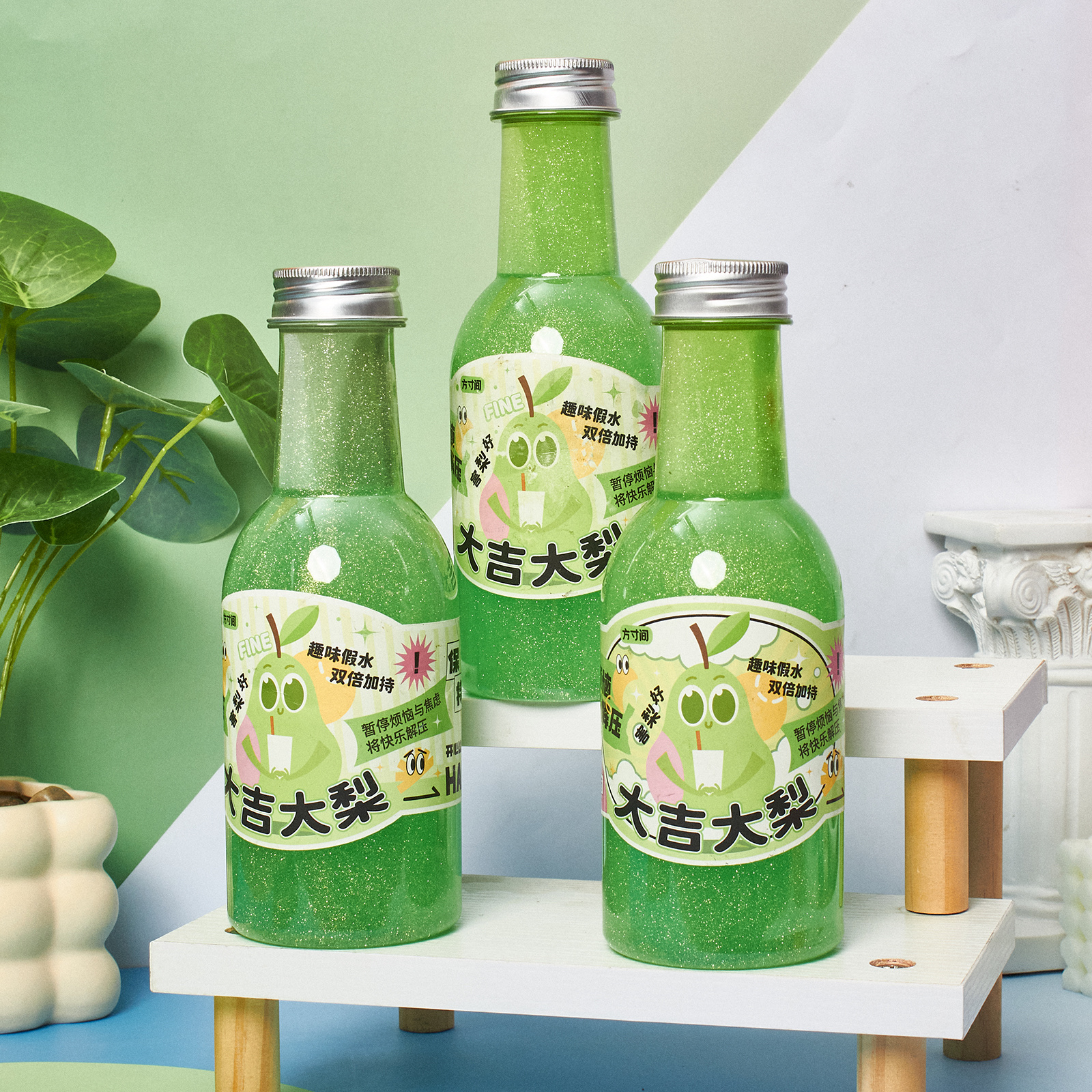 大酒瓶流体泥网红高颜值儿童解压益智玩具不粘手液体儿童玩具细节图