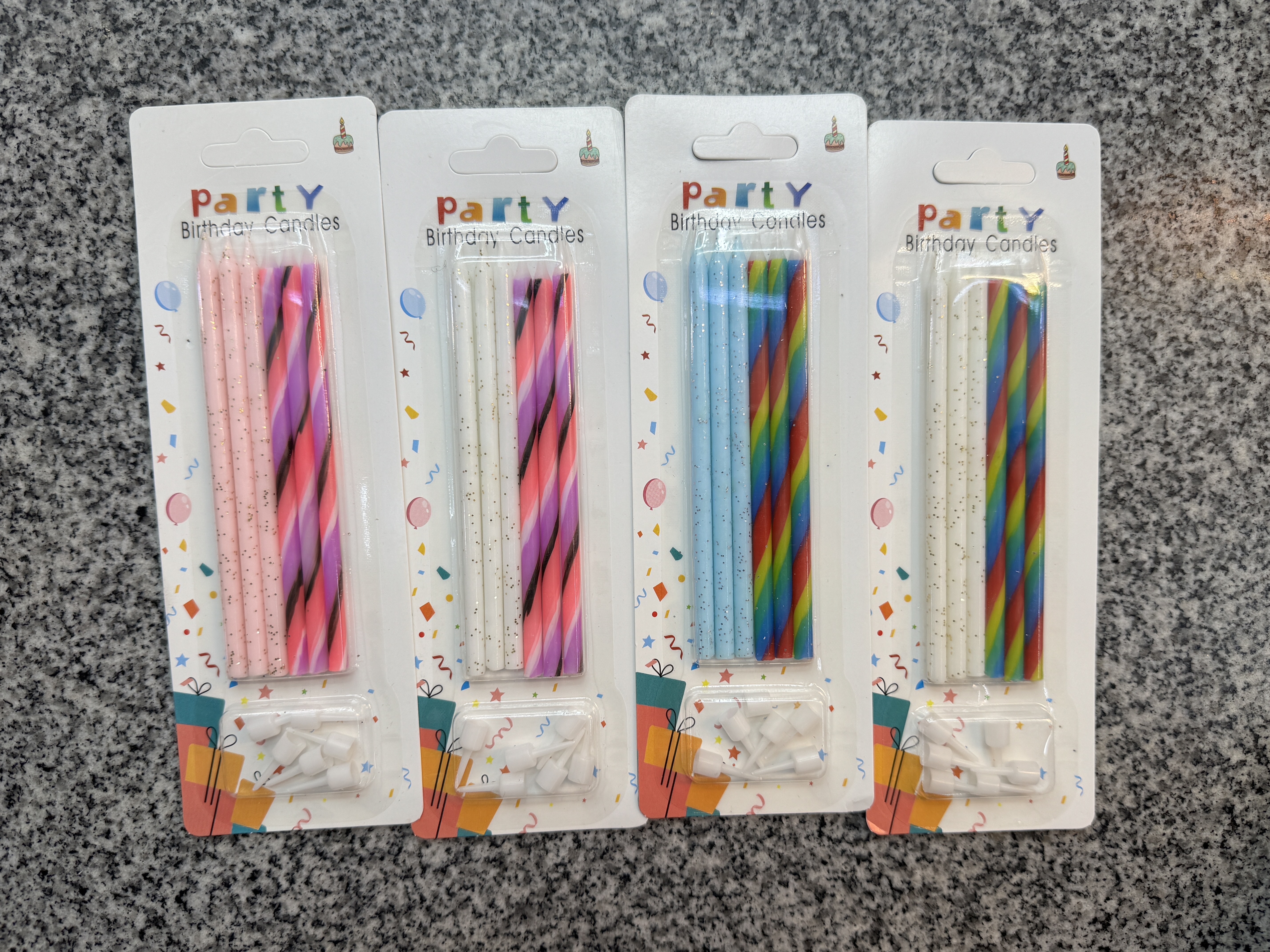 New printed pattern smooth rod, spray-painted wax disposable tableware Item Picture