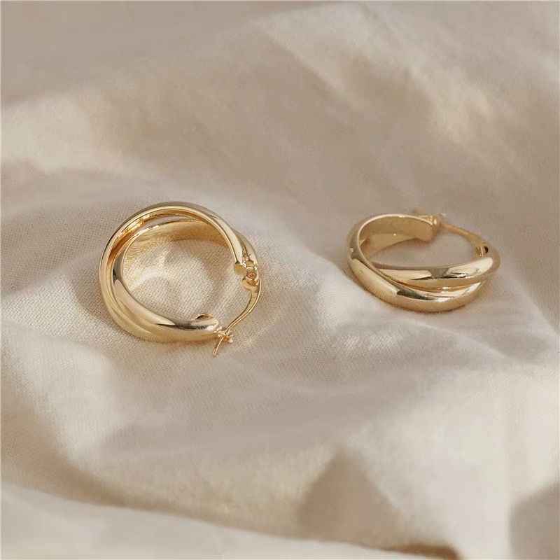 法国【设计师】Classy key 圈圈耳环小众设计感个性独特拎环耳环