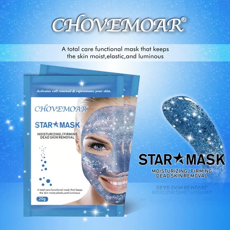 CHOVEMOAR's Deep CleansingClayMask is a deep cleansing mask that removes black and white hair