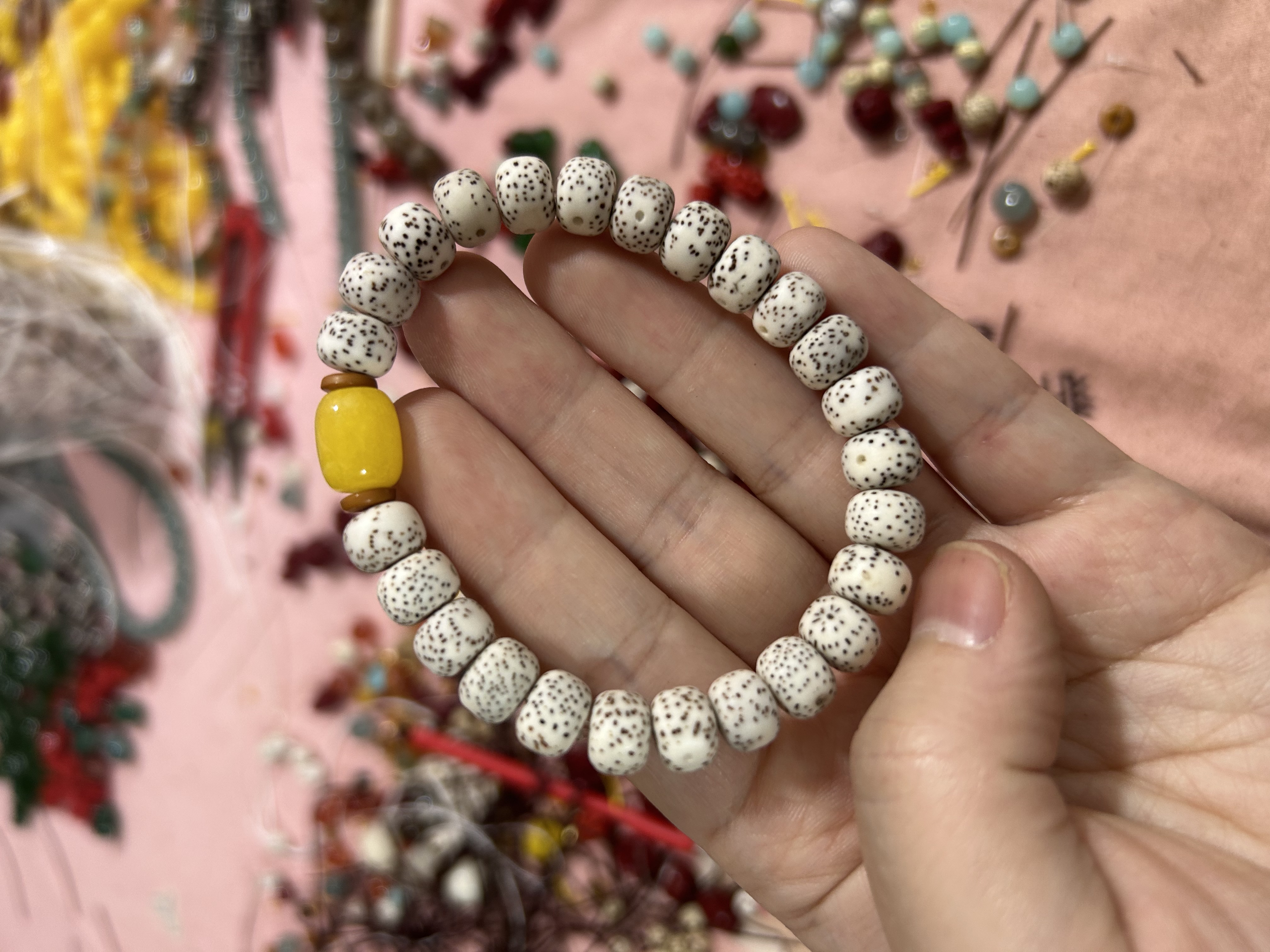 星月手串，桶珠，菩提详情图2