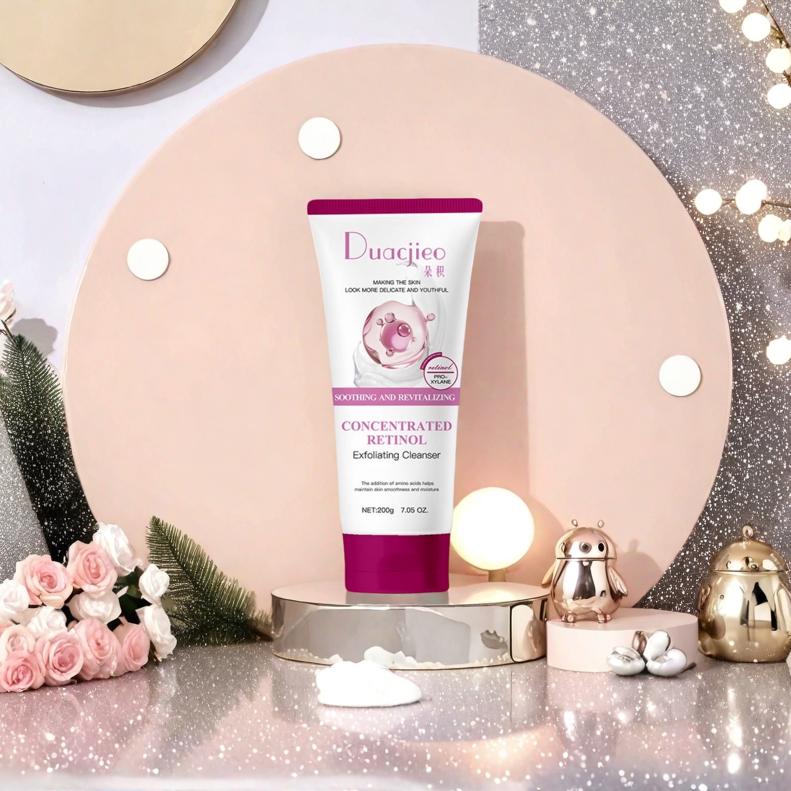 DUACJIEO视黄醇洁净温和洗面奶补水保湿滋养洁面美肤Cleanser