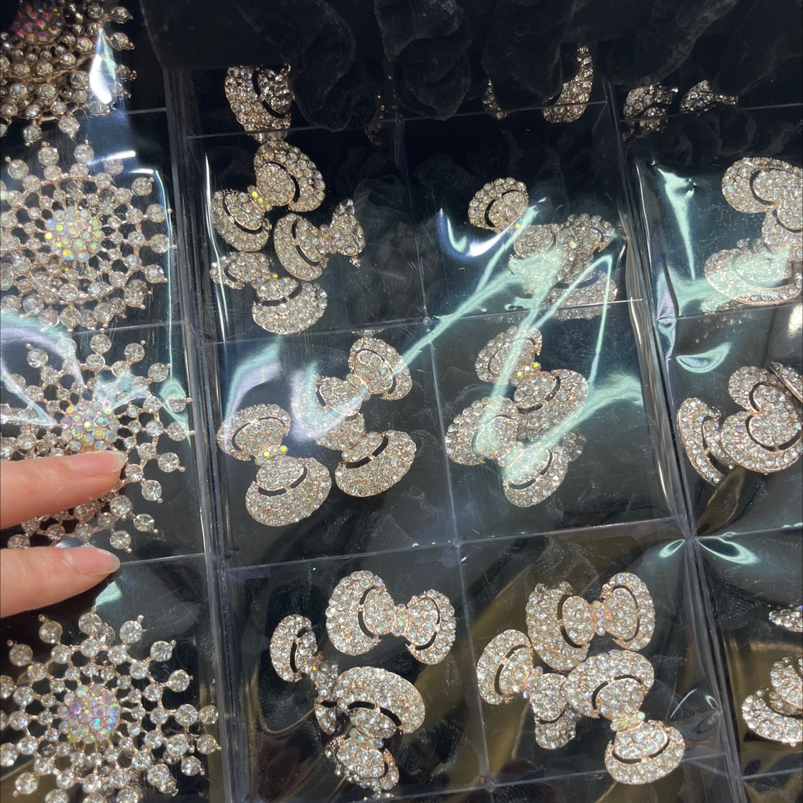 发梳头饰实物图