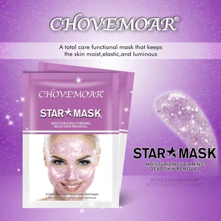 CHOVEMOAR's Deep CleansingClayMask is a deep cleansing mask that removes black and white hair details Picture