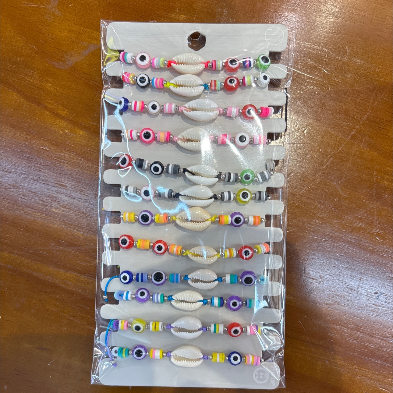 软陶贝壳眼睛手串时尚手链饰品简约设计百搭首饰精美礼物