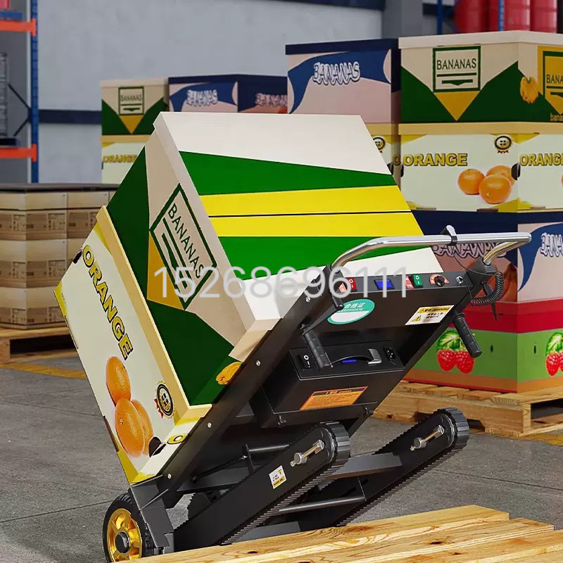 A new type of fully automatic ultra-quiet crawler-type electric stair climbing machine, a powerful tool for going up and down stairs, and a heavy-duty cargo moving truck Item Picture