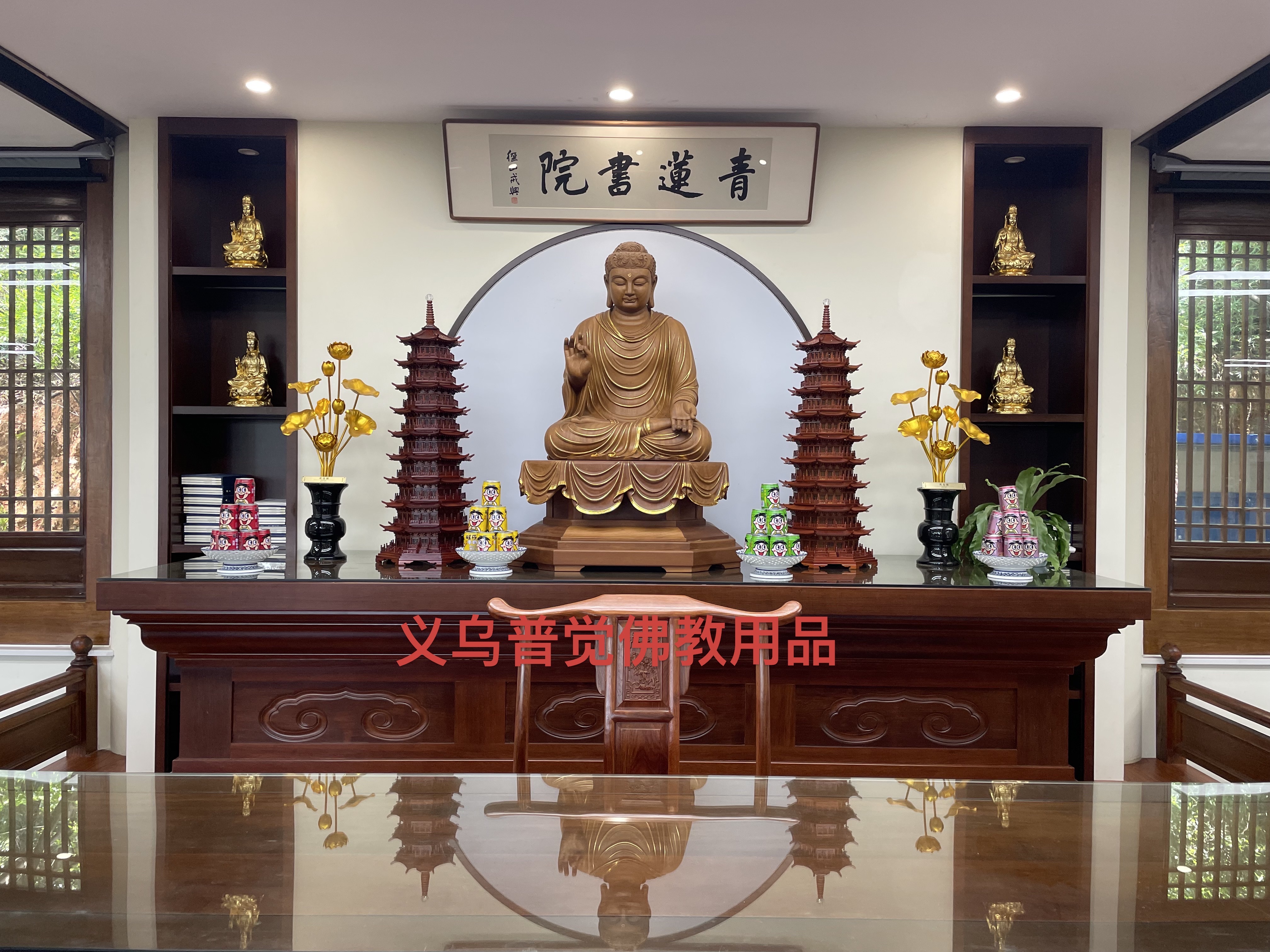 佛教用品佛像 寺院建筑装修设计 详情图12