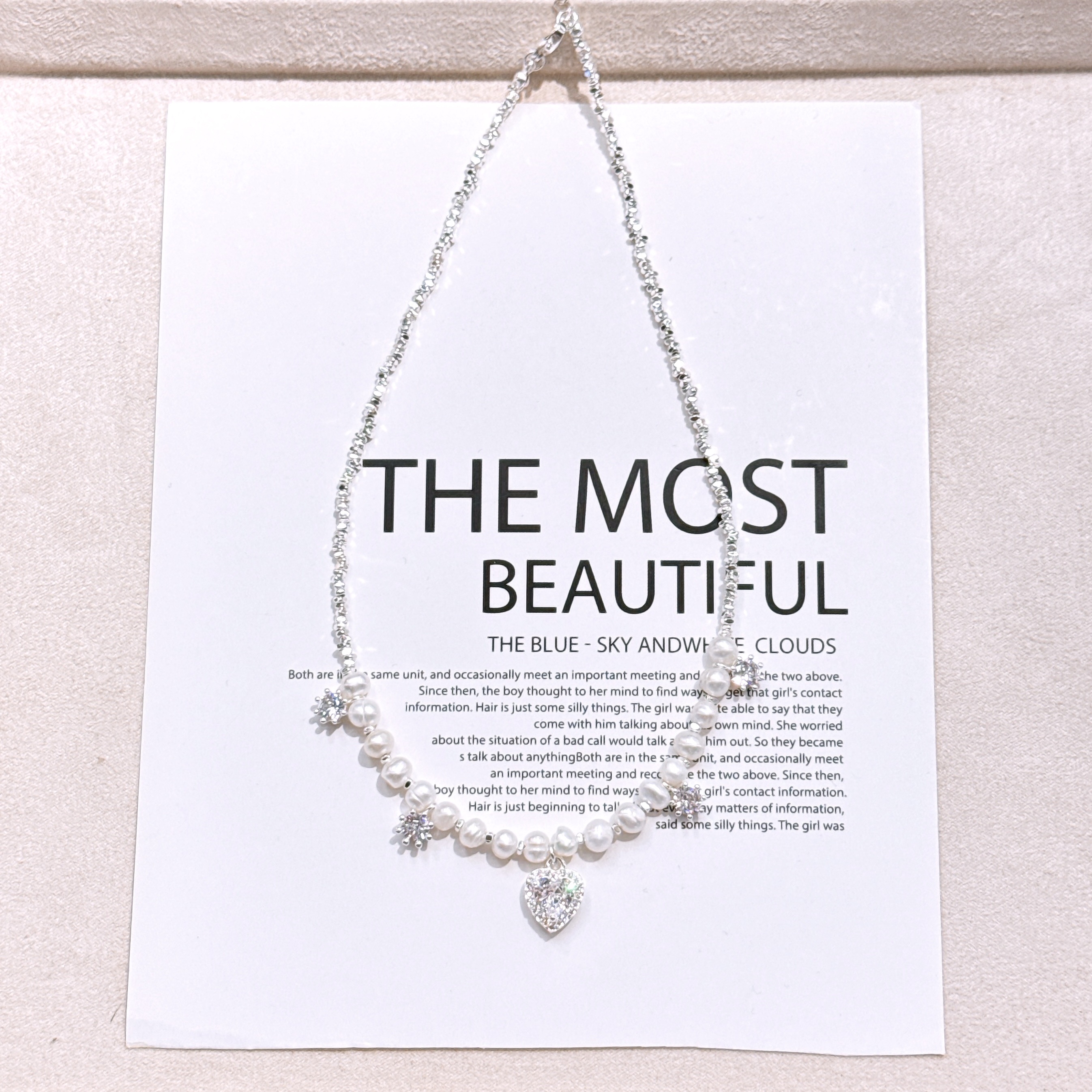 RIBACA |天然珍珠精致送礼女生项链珍珠项链珍珠项链淡水珍珠细节图