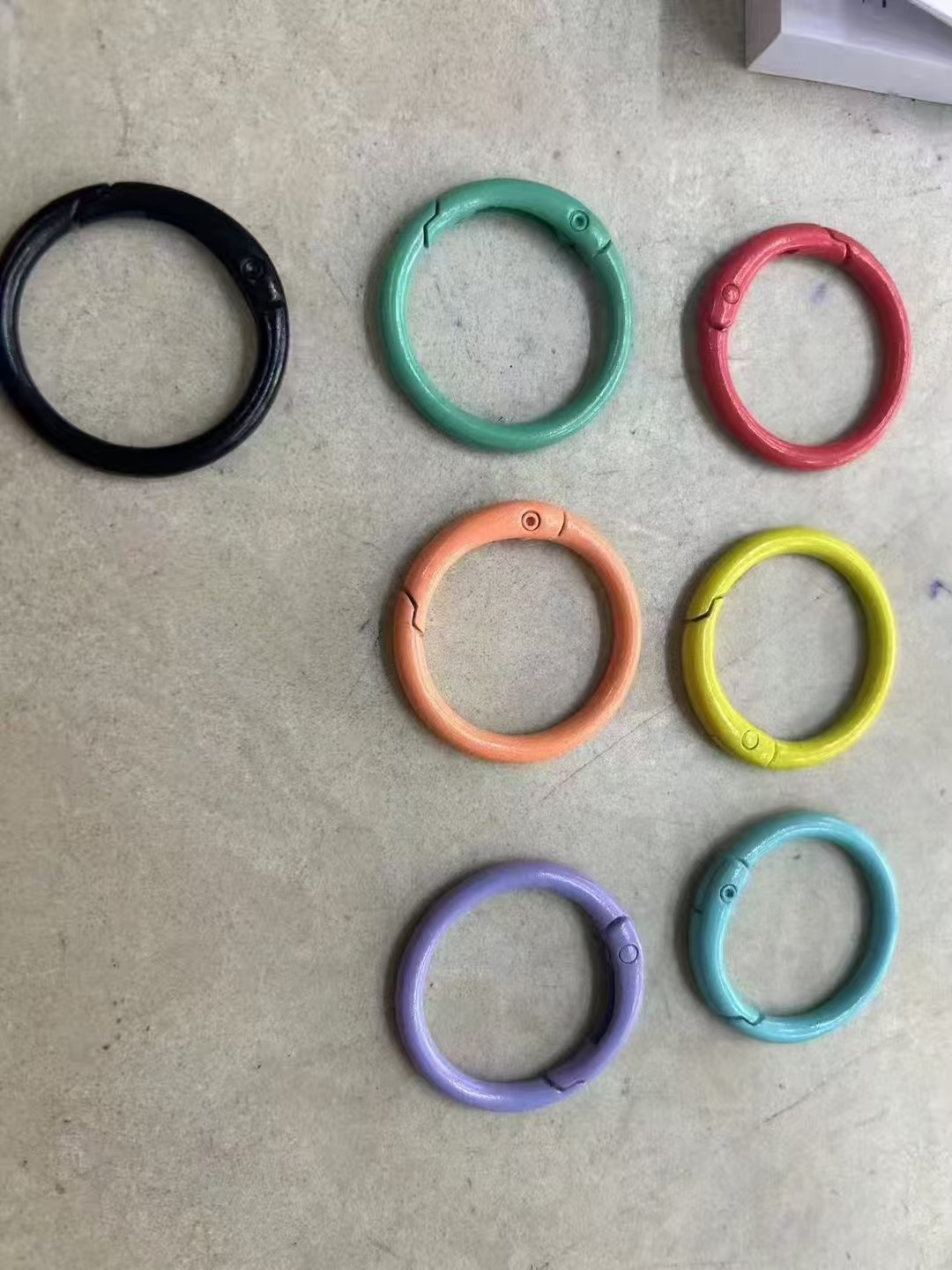 雪姚软陶平口圈耳丁饰品 创意手工轻奢设计 简约百搭个性耳饰