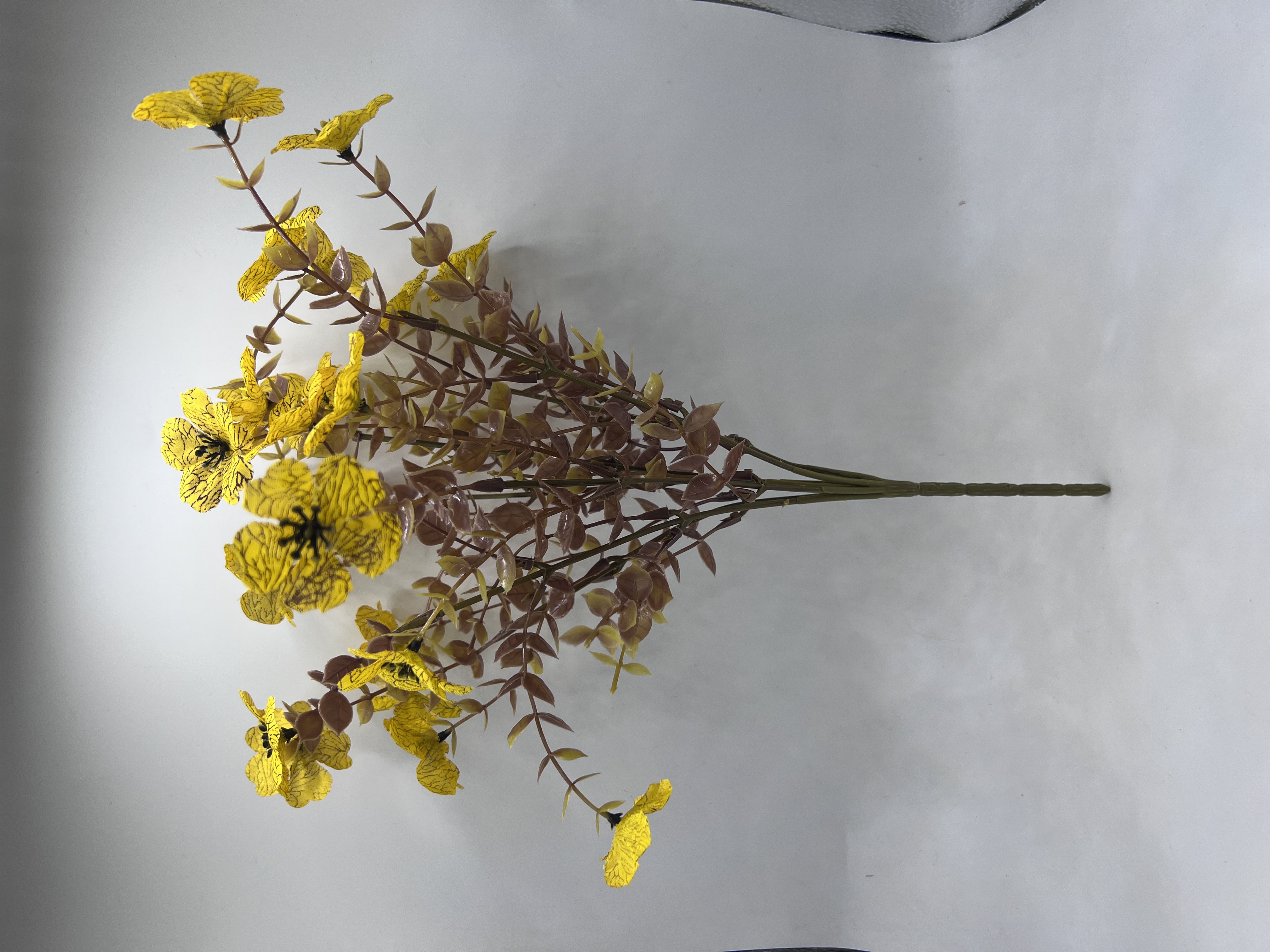 仿真尤加利紫罗兰爆款秋色庭院风格家居装饰创意礼品仿真花热卖爆款户外装饰