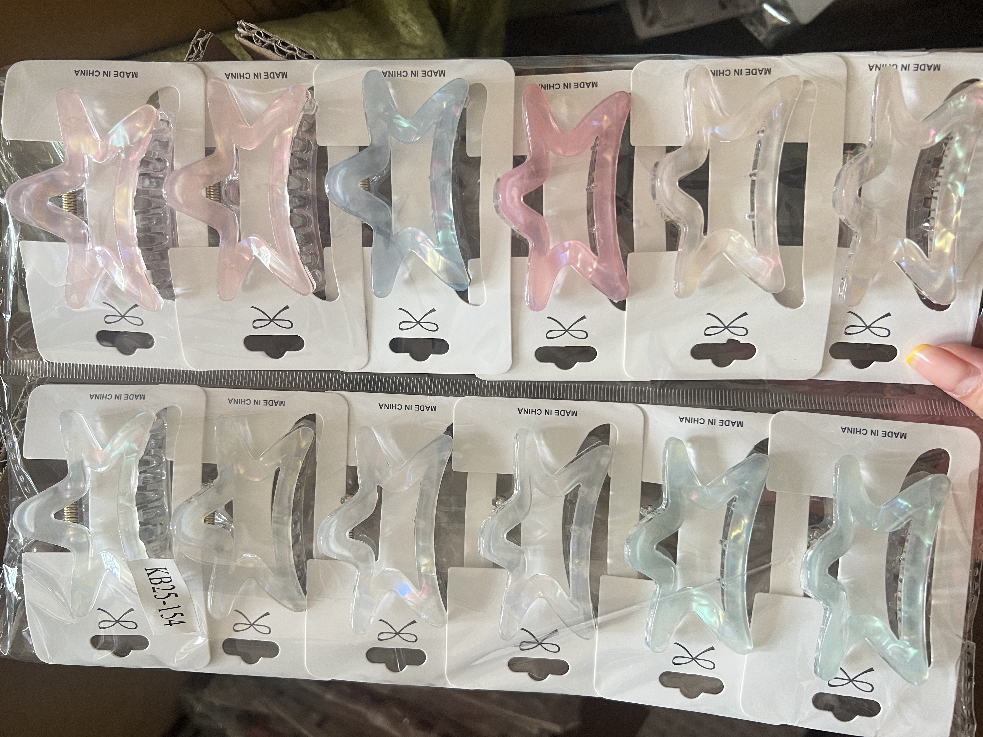 韩式亚克力抓夹发饰 时尚简约头饰 女士百搭发夹稳固不伤发亚克力饰品
