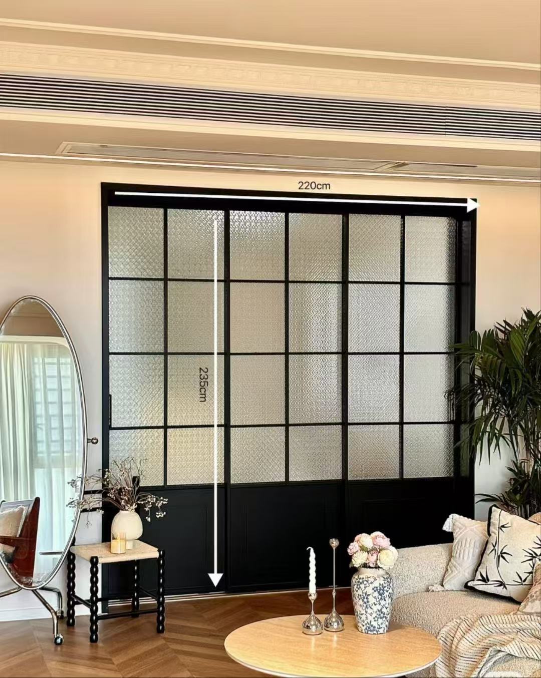 英伦风平移门 富鼎门窗高级定制