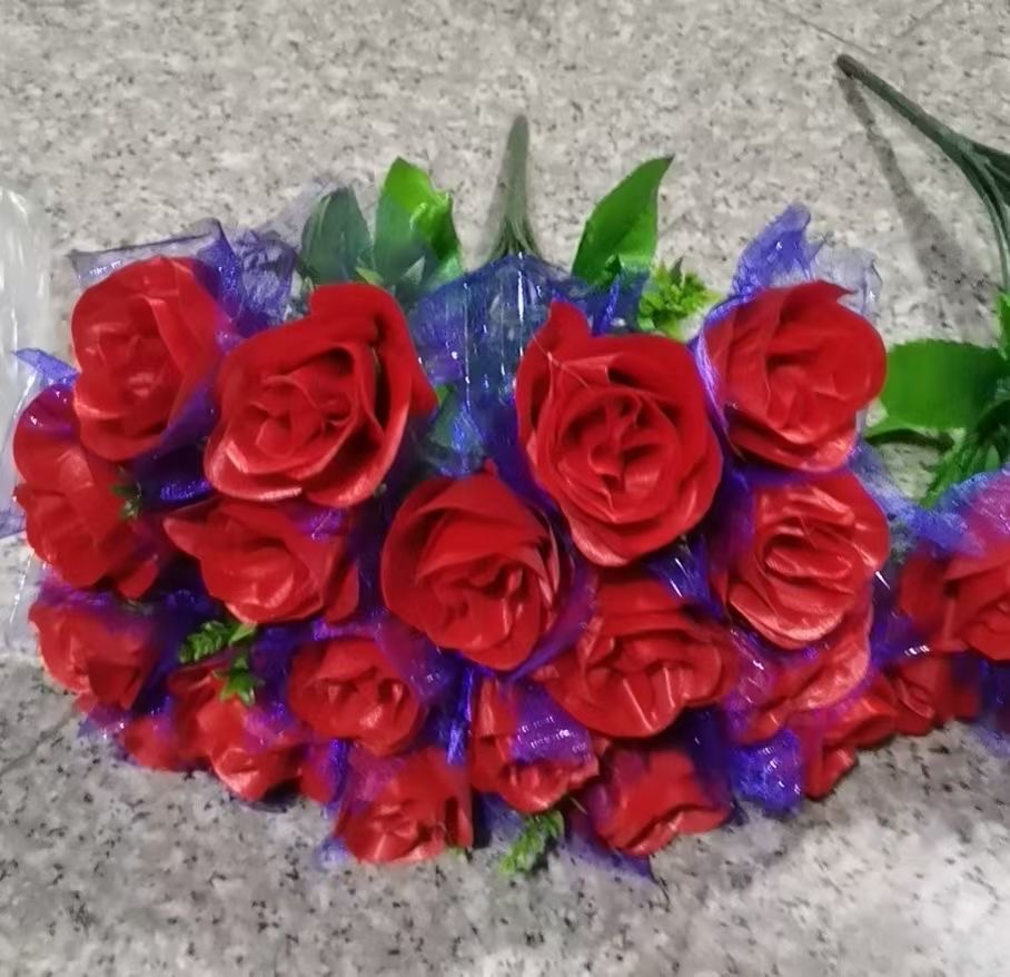 18头捧花婚庆仿真花