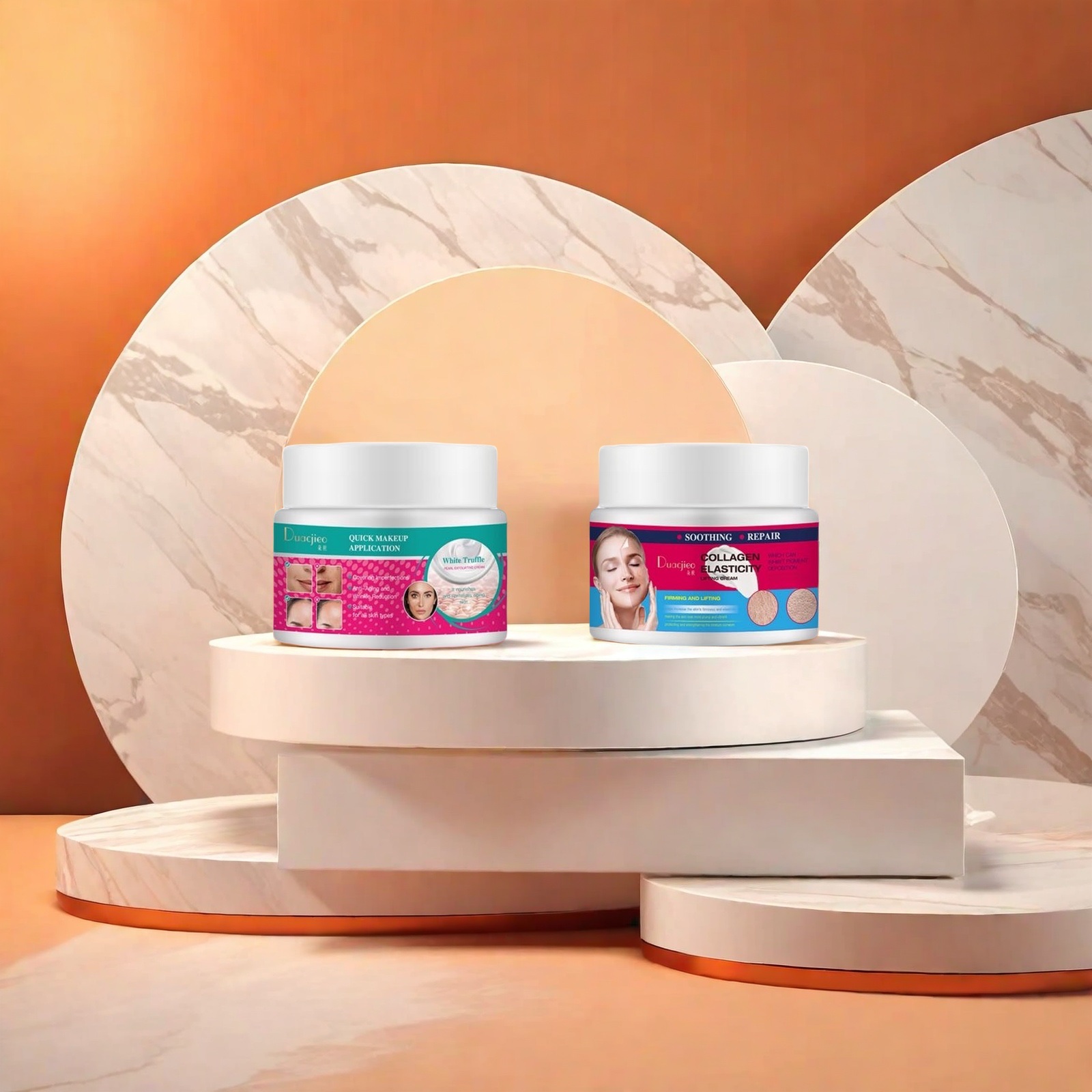 DUACJIEO COLLAGEN Elastic Cream Truffle Brightening Skin Smoothing Cream COLLAGEN LIFTINGCREAM Item Picture