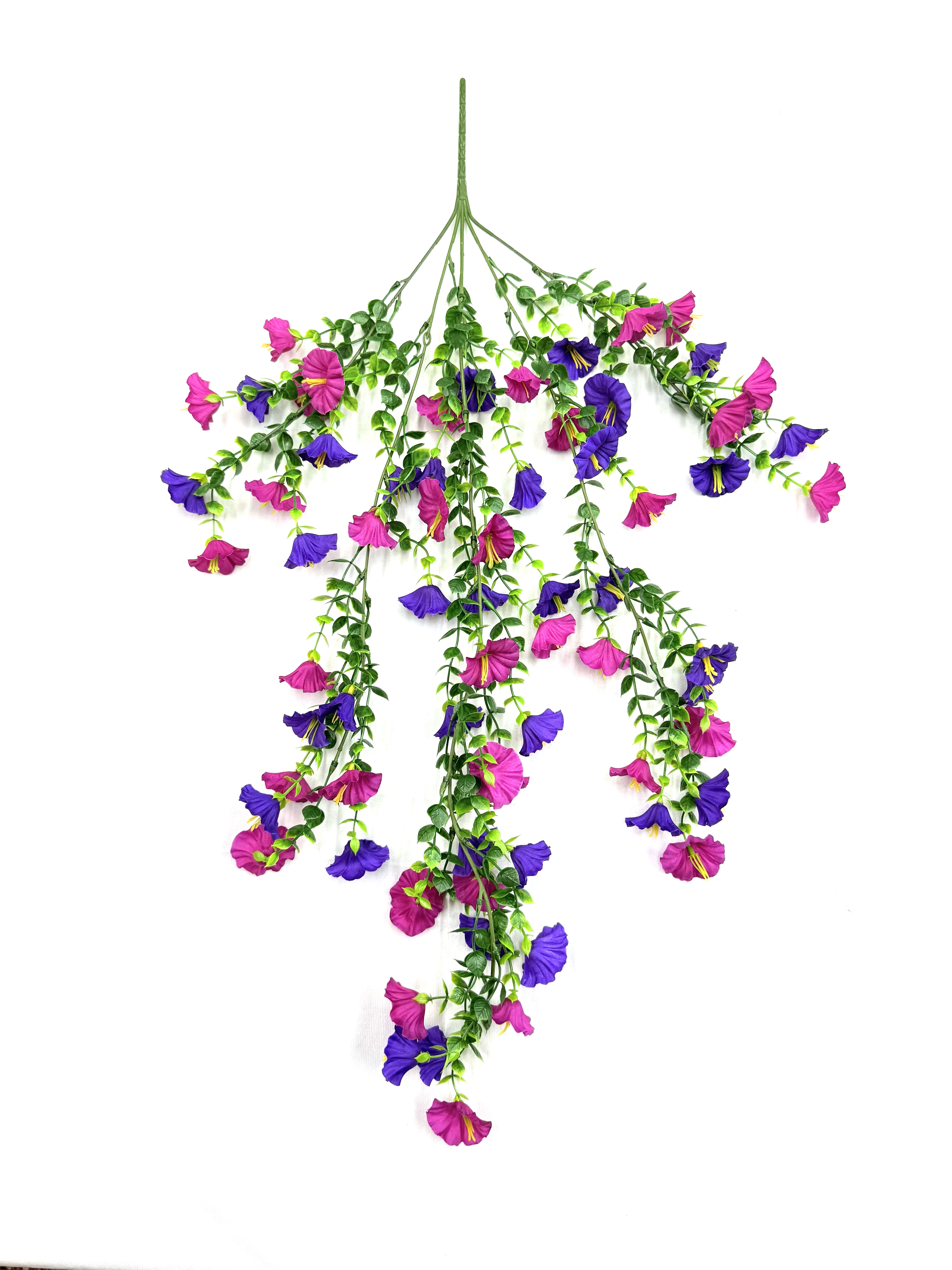 圣诞情人节户外仿真花尤加利仿真花束牵牛花假花装饰摆件 创意家居礼品家居花 挂条 爆款热卖 跨境款