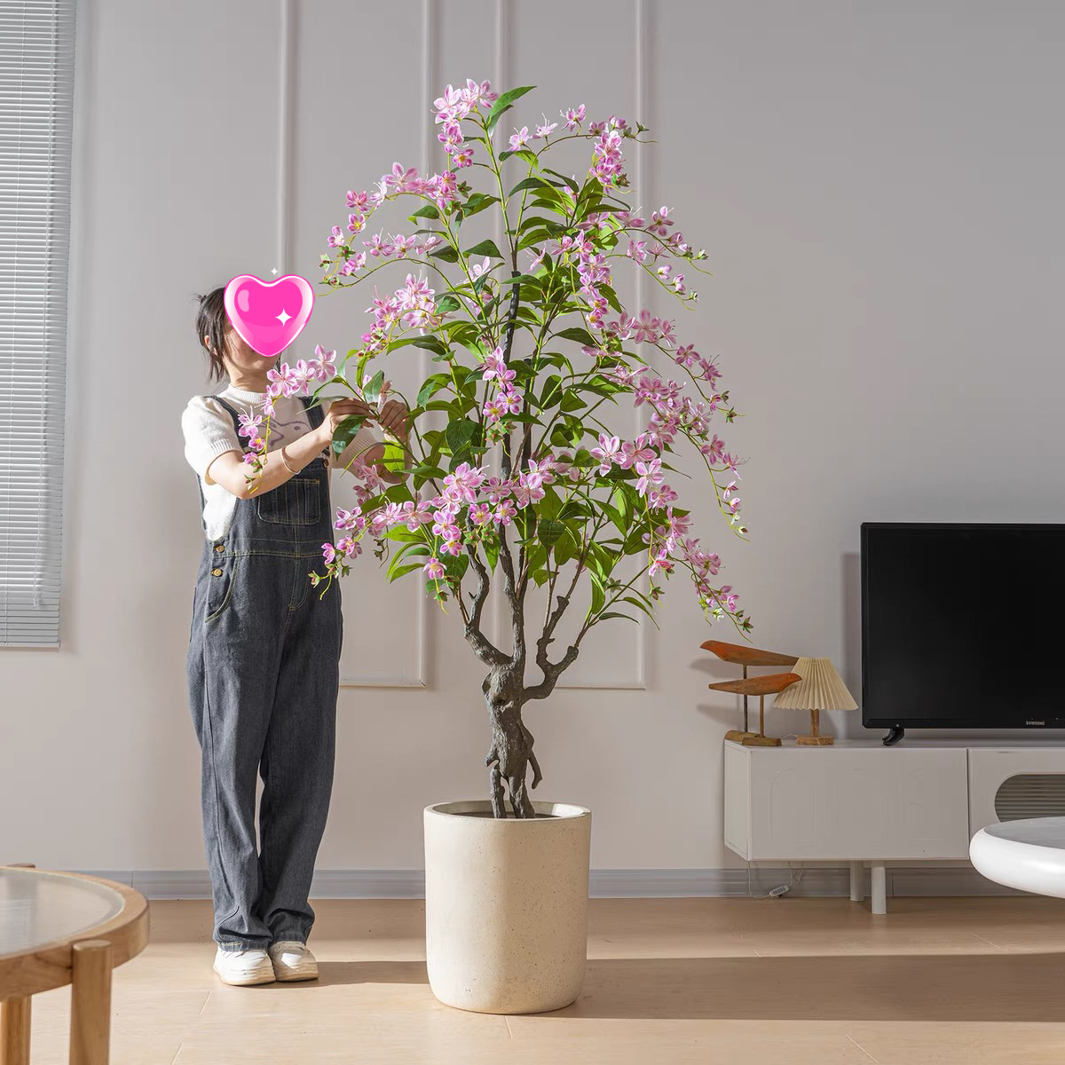 Artificial green plants, decorative green plants, indoor ornaments, handicrafts, creative hanging jasmine details Picture