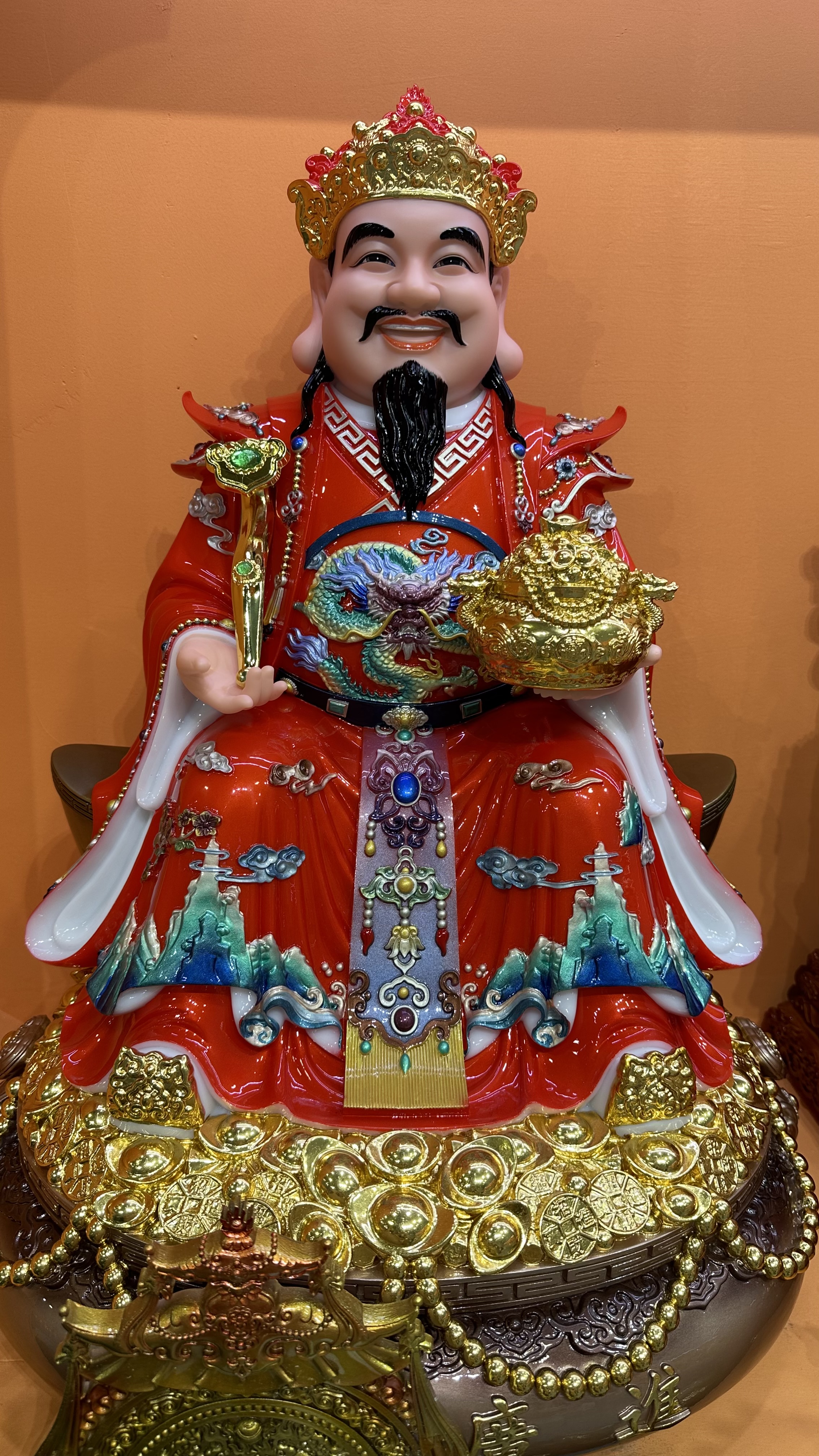 Mid-to-high-end white marble wood carvings, resin ceramic handicrafts, Buddha statues, and high-end offerings detail image 8