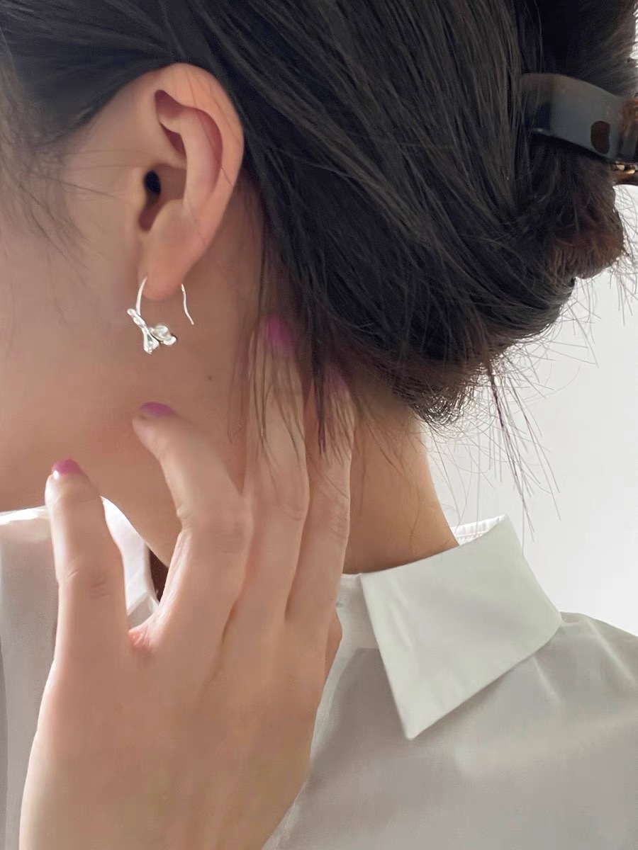 柠檬耳钩耳环女长款气质耳钉饰品简约设计轻奢优雅