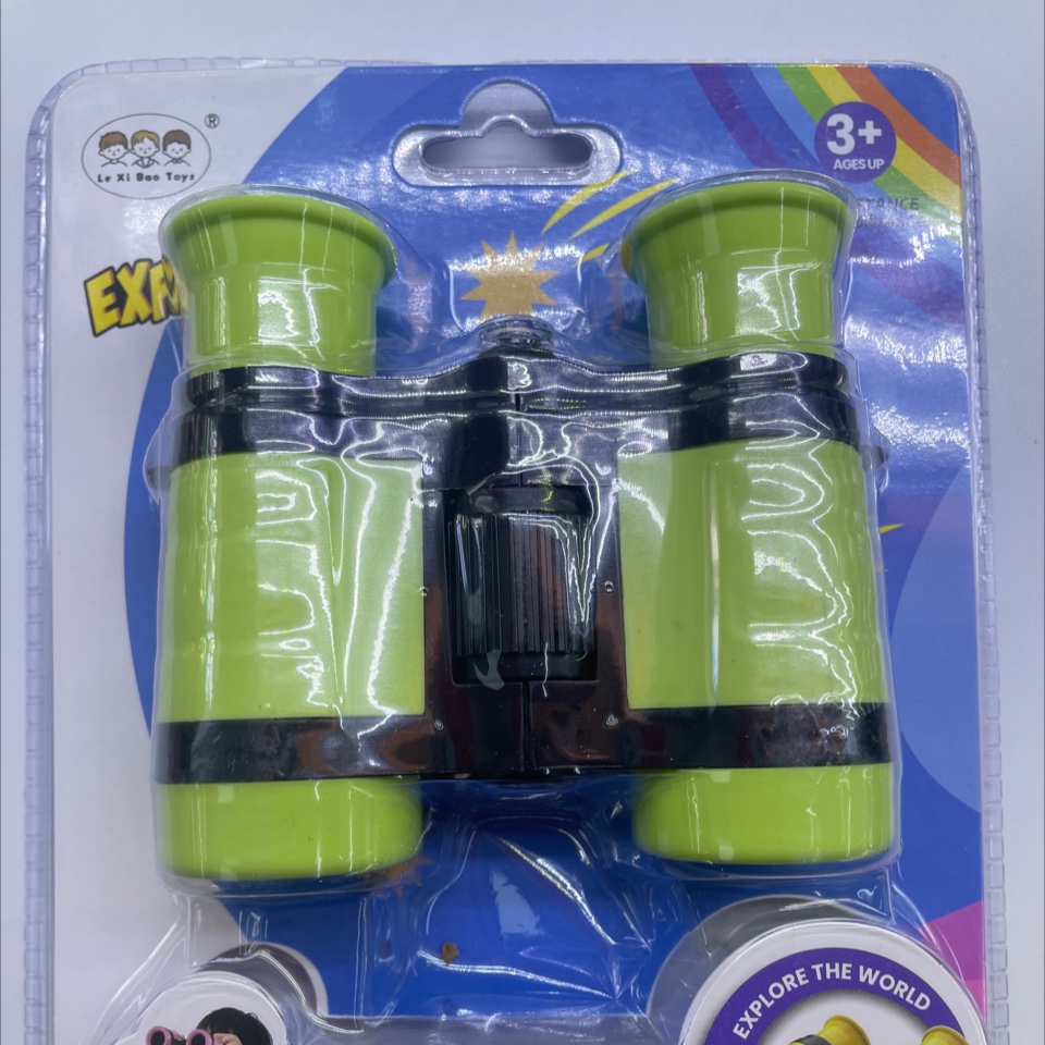 双筒望远镜，带挂绳，吸卡，亚克力镜片，清晰度好，高频。