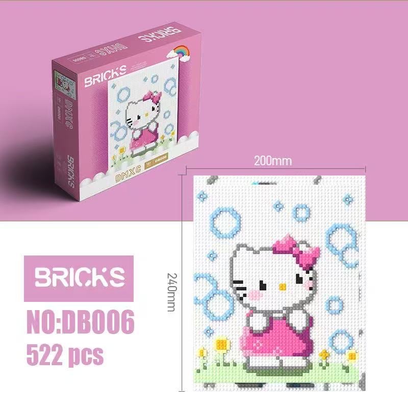 动漫拉布布兼容钻石小颗粒拼图玩具益智手工解压平板画摆件礼物详情图12