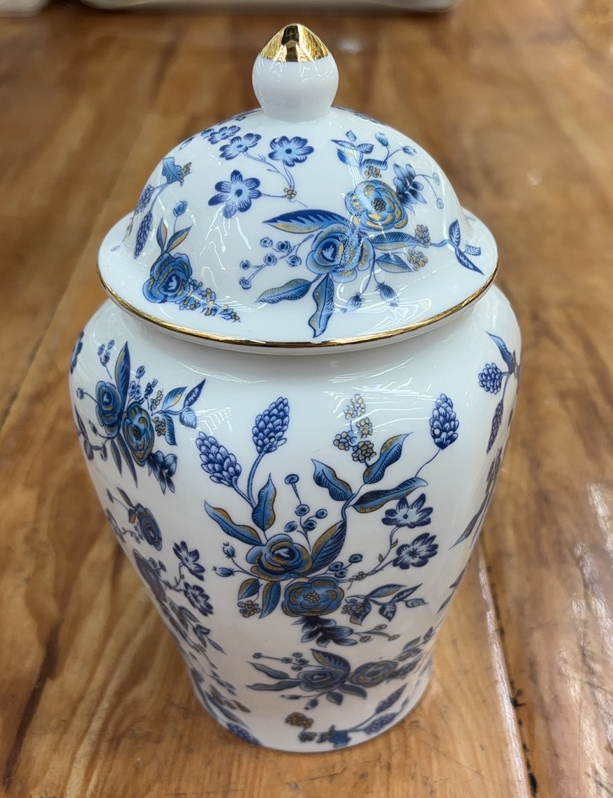 古典风格陶瓷青花瓷茶叶罐 密封储存罐 茶叶保鲜罐 茶具收纳罐 家居装饰品详情图11