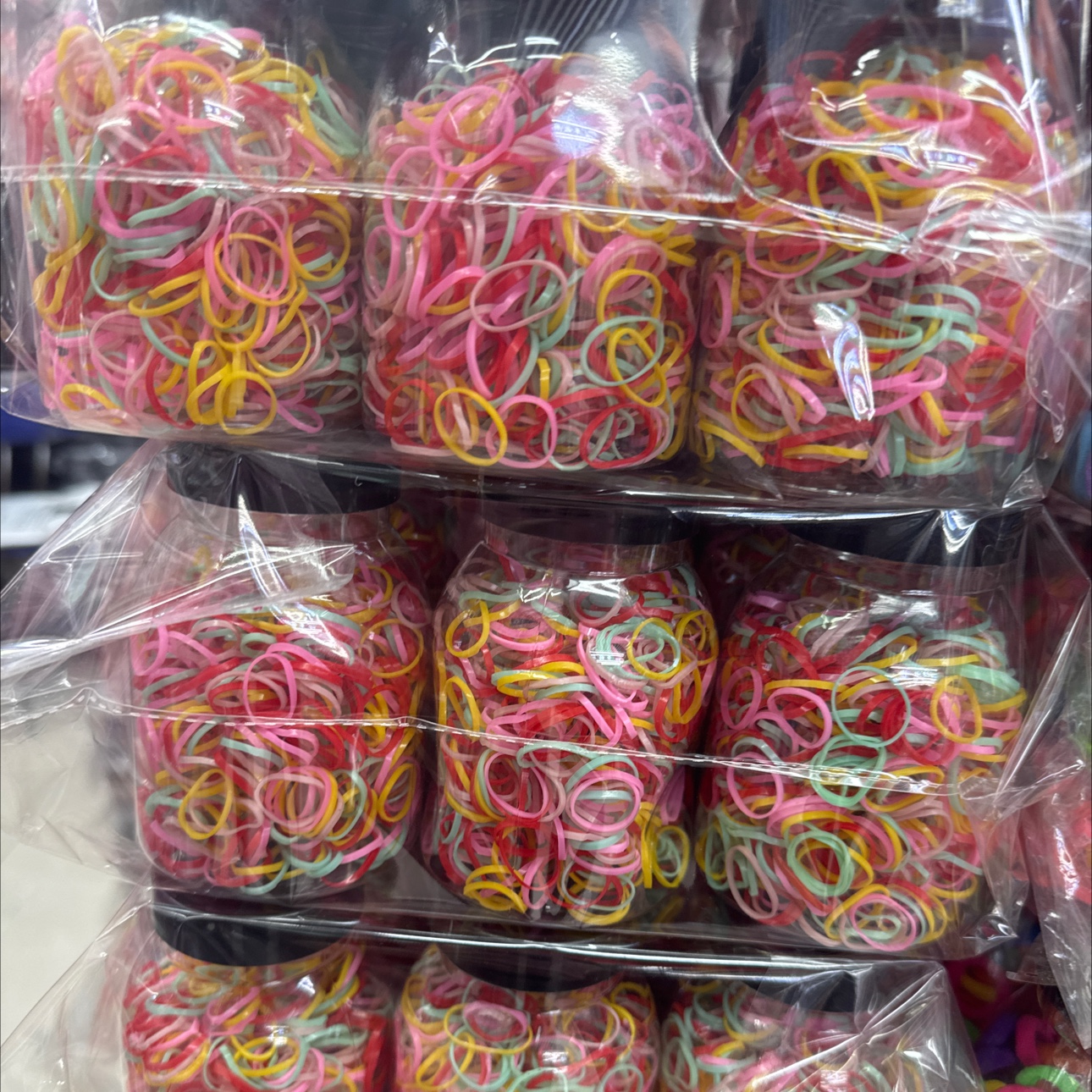 Colorful disposable rubber bands for children, hair-safe hair ties for girls and babies, small Chiu Chiu rubber bands, high-elasticity hair accessories