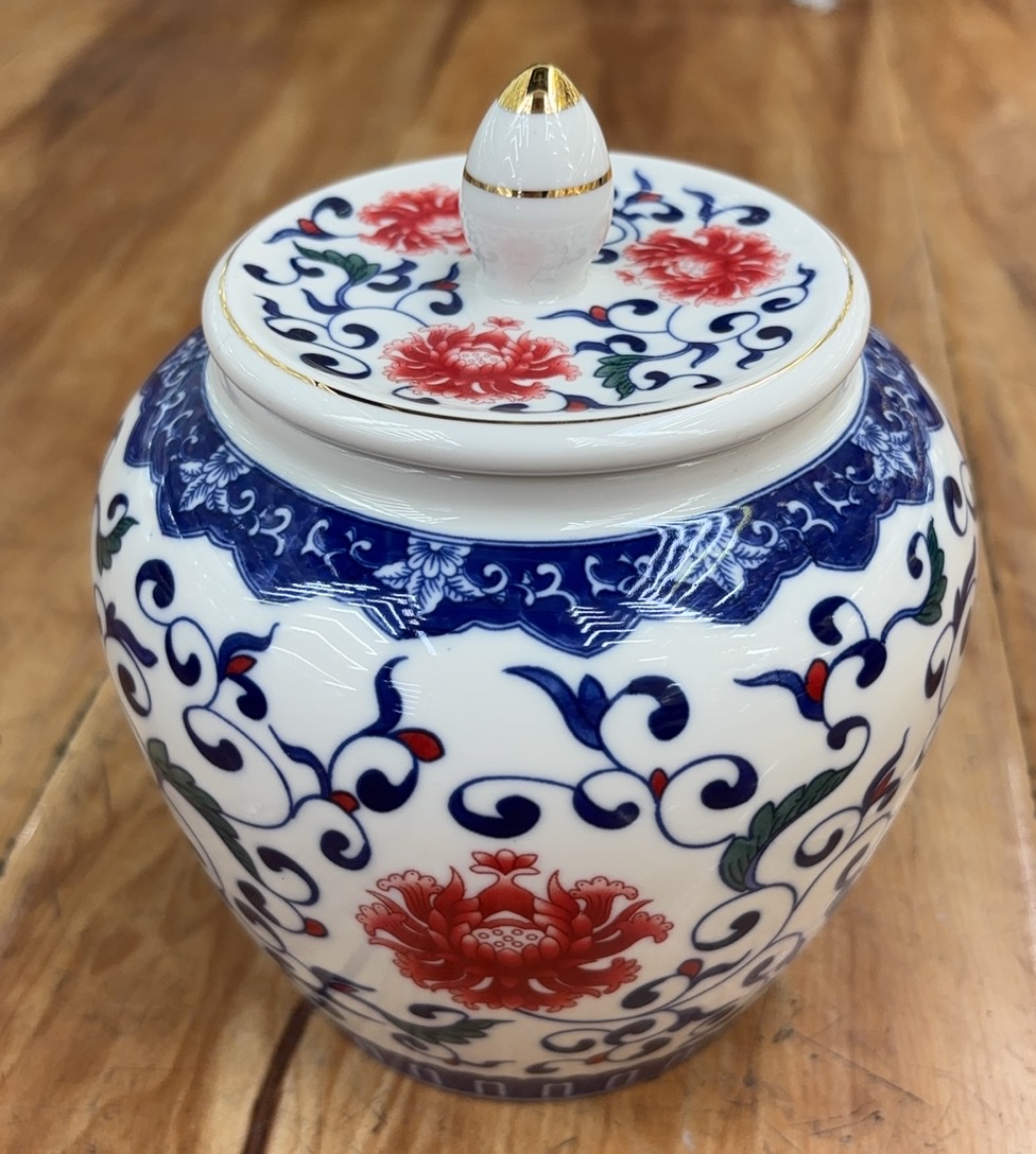 古典风格陶瓷青花瓷茶叶罐 密封储存罐 茶叶保鲜罐 茶具收纳罐 家居装饰品详情图14