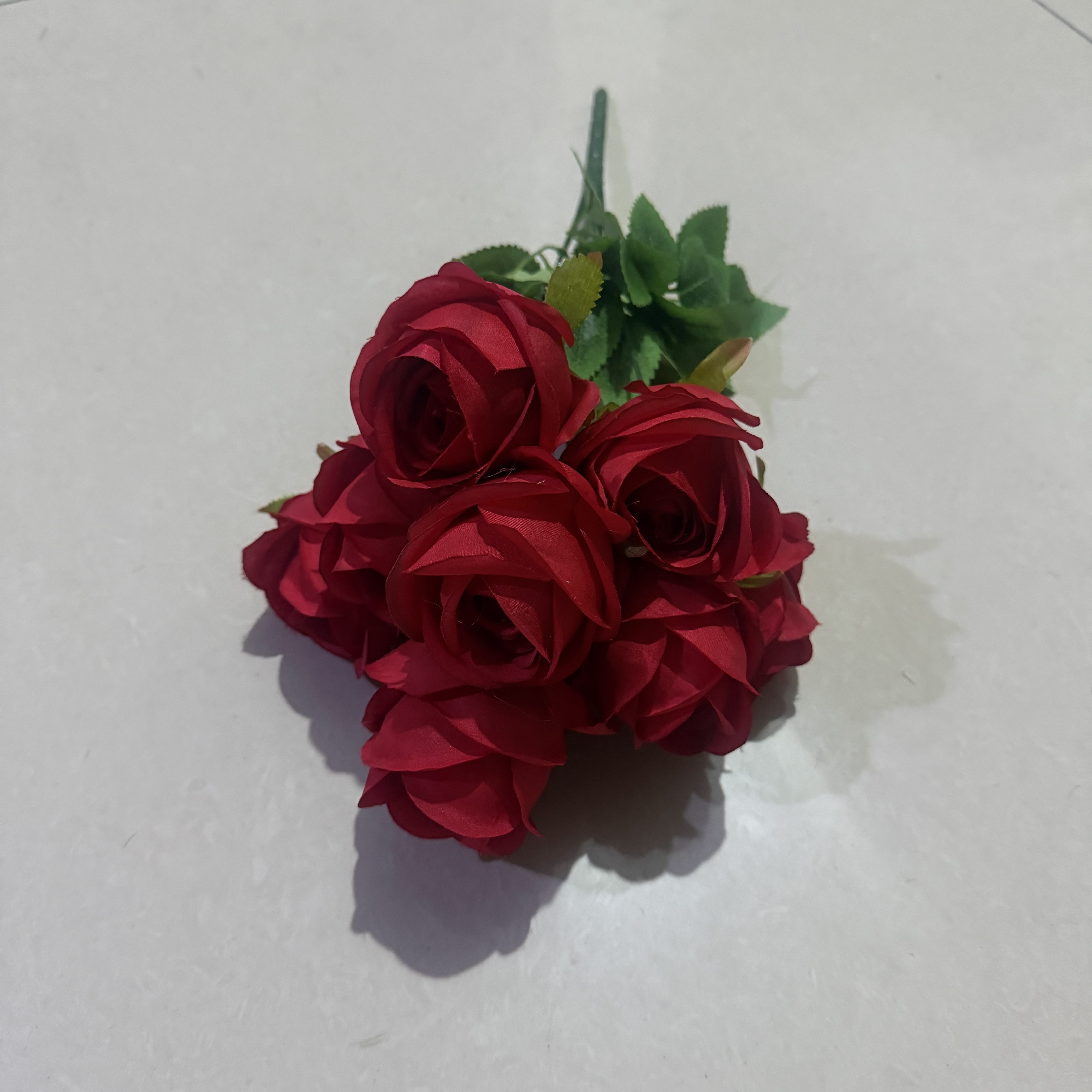 情人节送礼仿真花束 不会枯萎仿真玫瑰花 新娘手捧花 假花装饰摆件 创意家居礼品 餐厅超市酒店拍照摄影装饰布艺假花