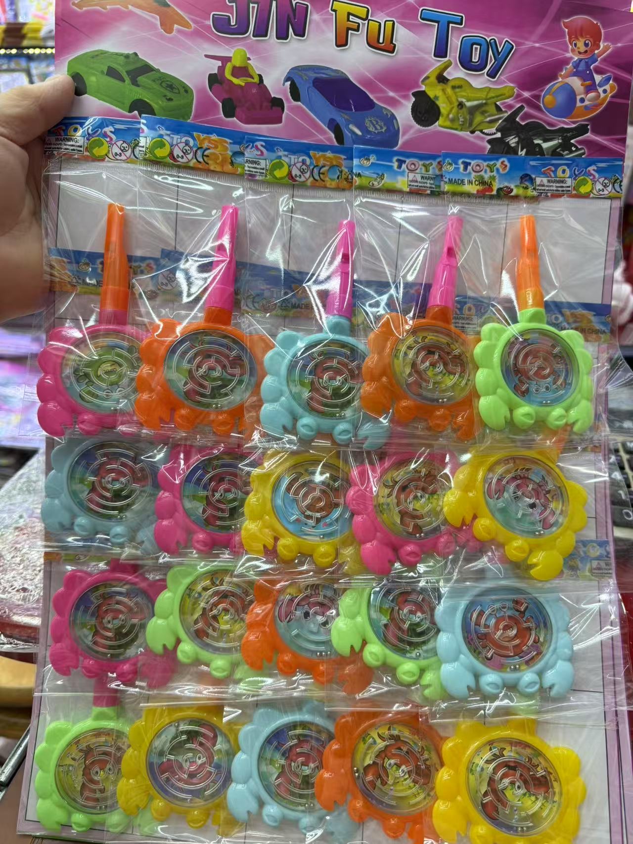 螃蟹镜梳 镜子梳子 小玩具 玩具 吊卡玩家