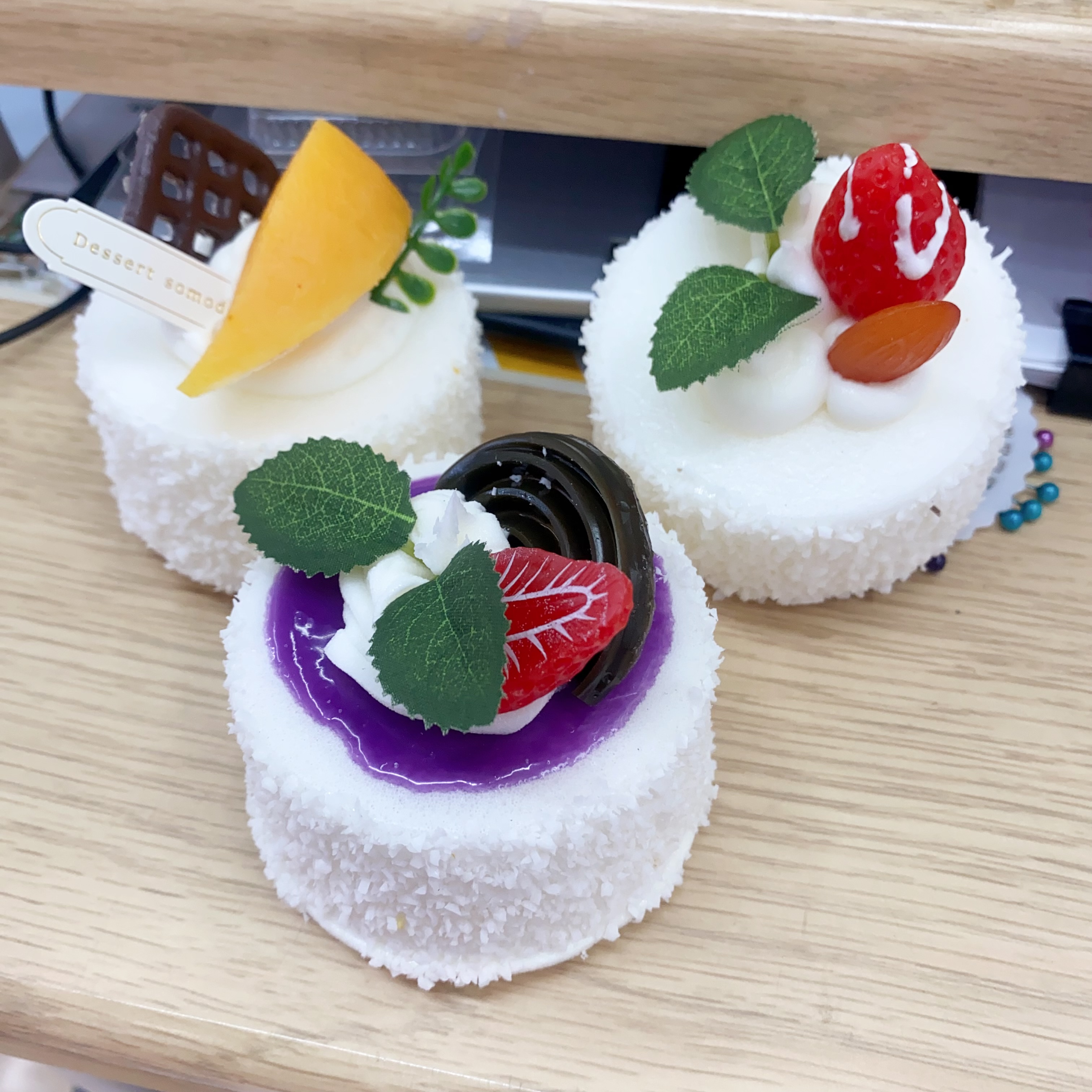 仿真蛋糕冰箱贴
