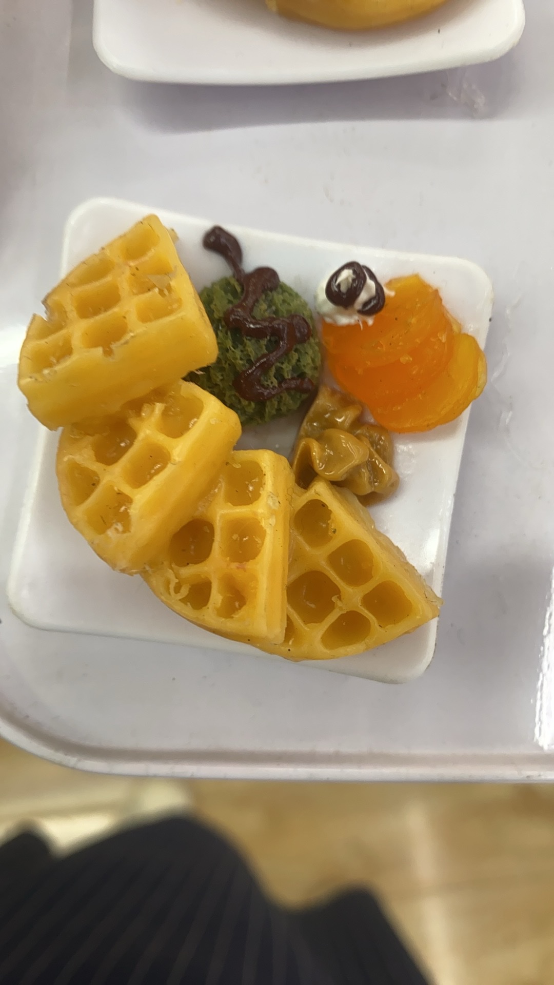 仿真小华夫冰箱贴挂件小模型钥匙扣配件挂件钥匙扣详情图5