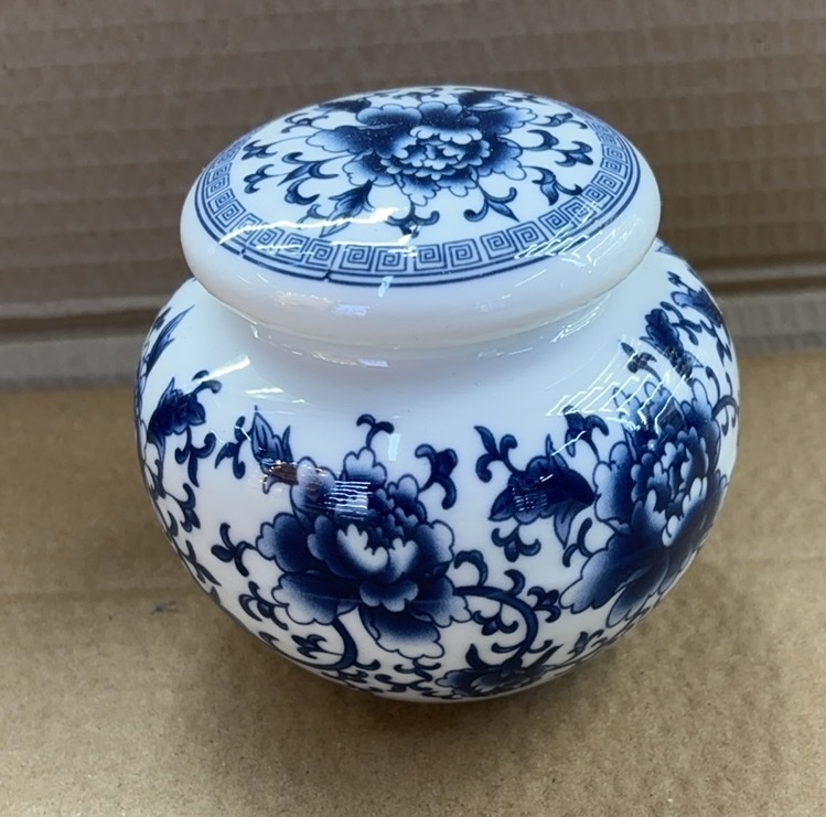 古典风格陶瓷青花瓷茶叶罐 密封储存罐 茶叶保鲜罐 茶具收纳罐 家居装饰品详情图7