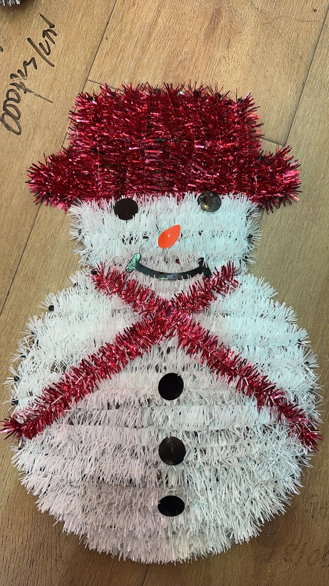 圣诞节配件挂件装饰品帽子拐杖白底实物图