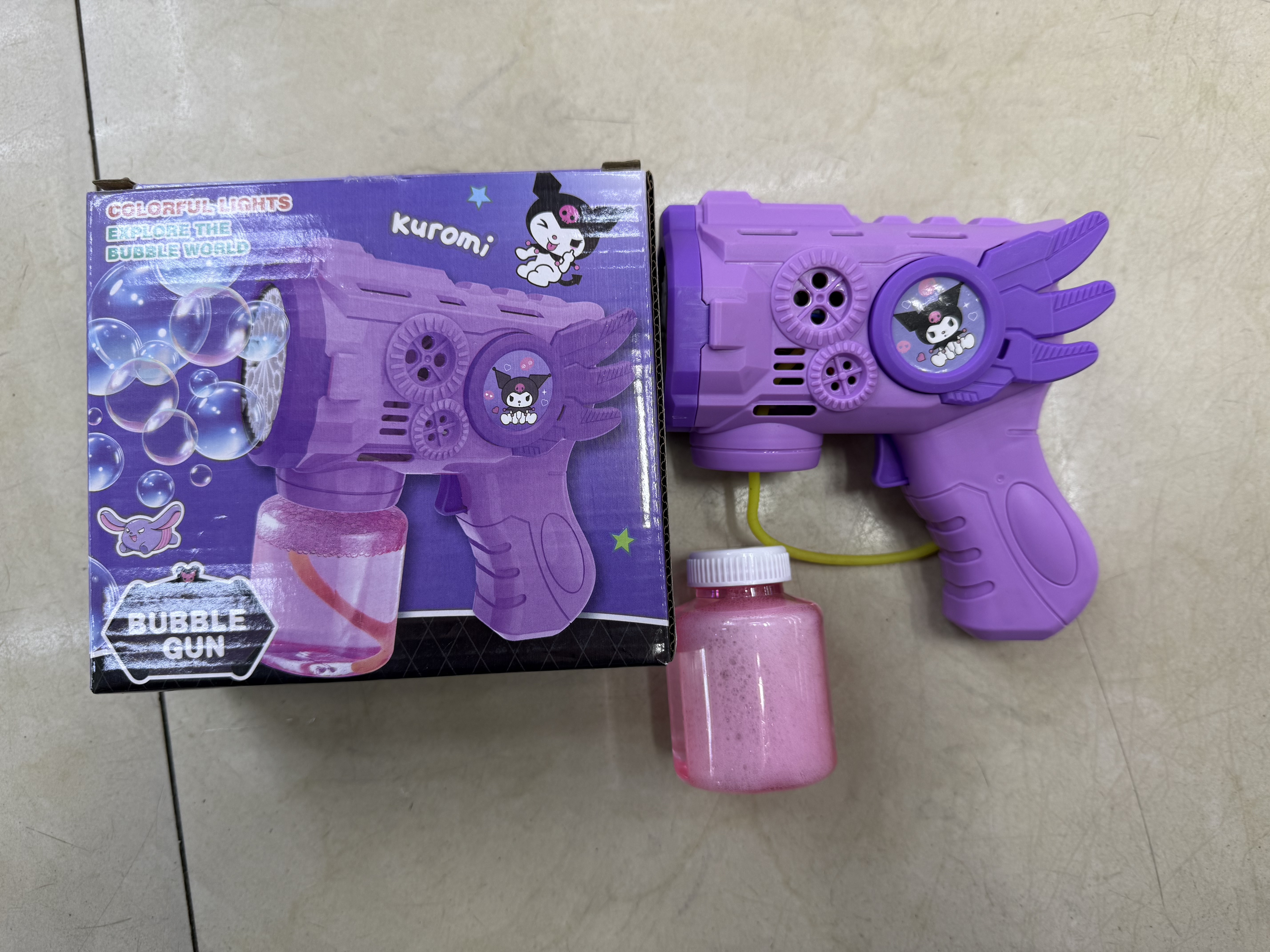 多孔网红爆款电动夜市泡泡枪加特林泡泡棒儿童全自动泡泡机儿童玩具