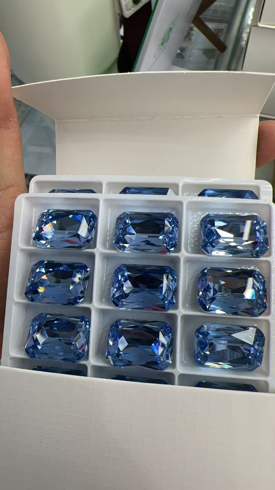 13*18长方八角 DIY各种饰品配件 美甲配件 头饰发夹发饰抓夹 服装包包鞋子辅料产品图