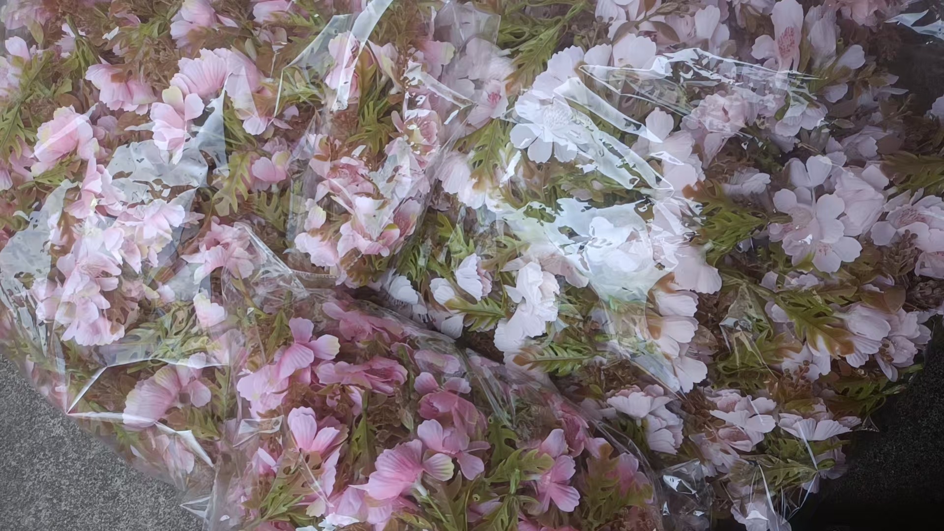 仿真花朵 三叉小野花 花环配件 diy配件 帽子花  仿真花假花仿真花向日葵仿真花详情图2