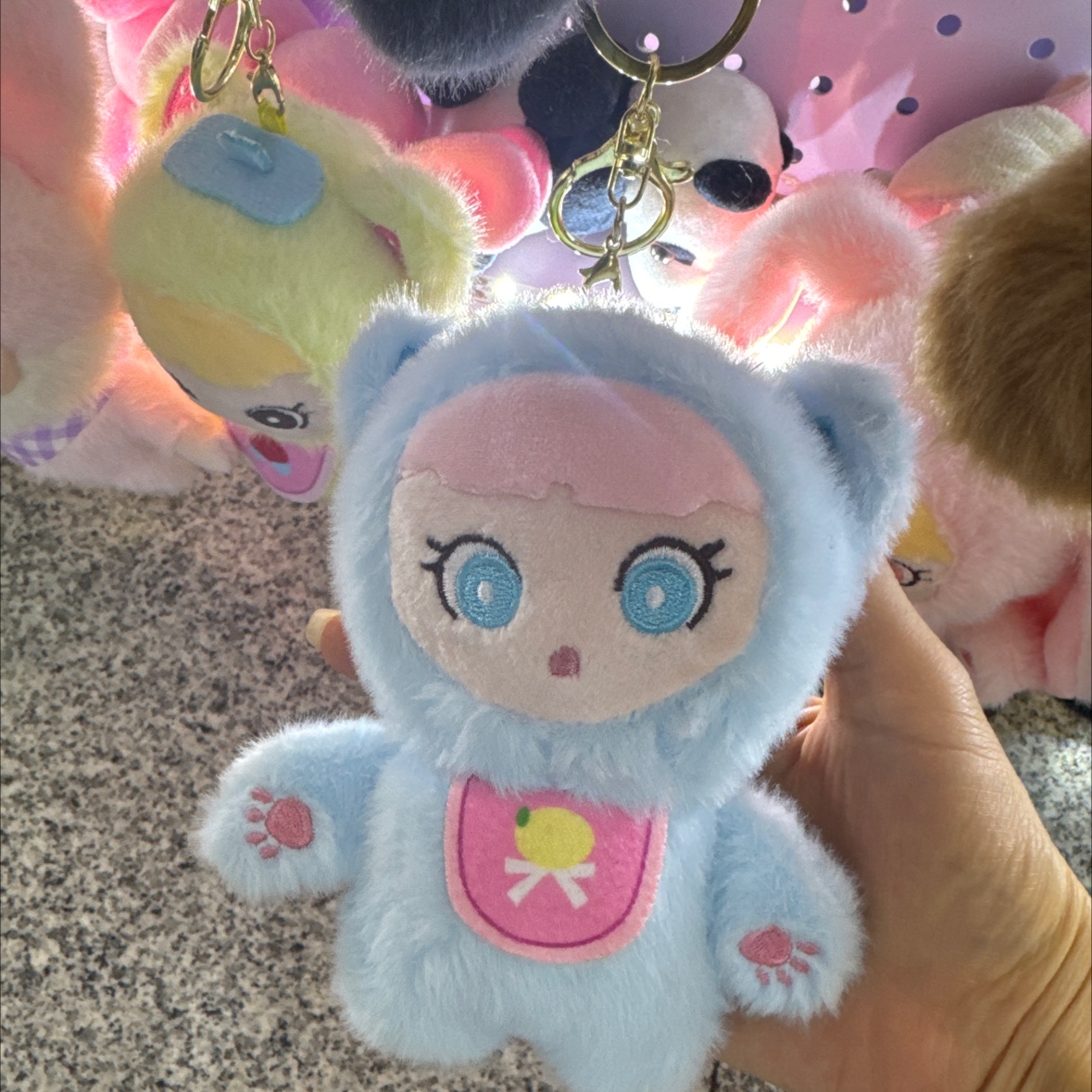 毛绒玩具挂件公仔可爱毛绒公仔挂件玩偶装饰礼品儿童节礼物