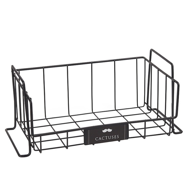 简约铁艺多层可叠加多功能收纳篮置物篮家具桌面客厅浴室储物篮详情图6