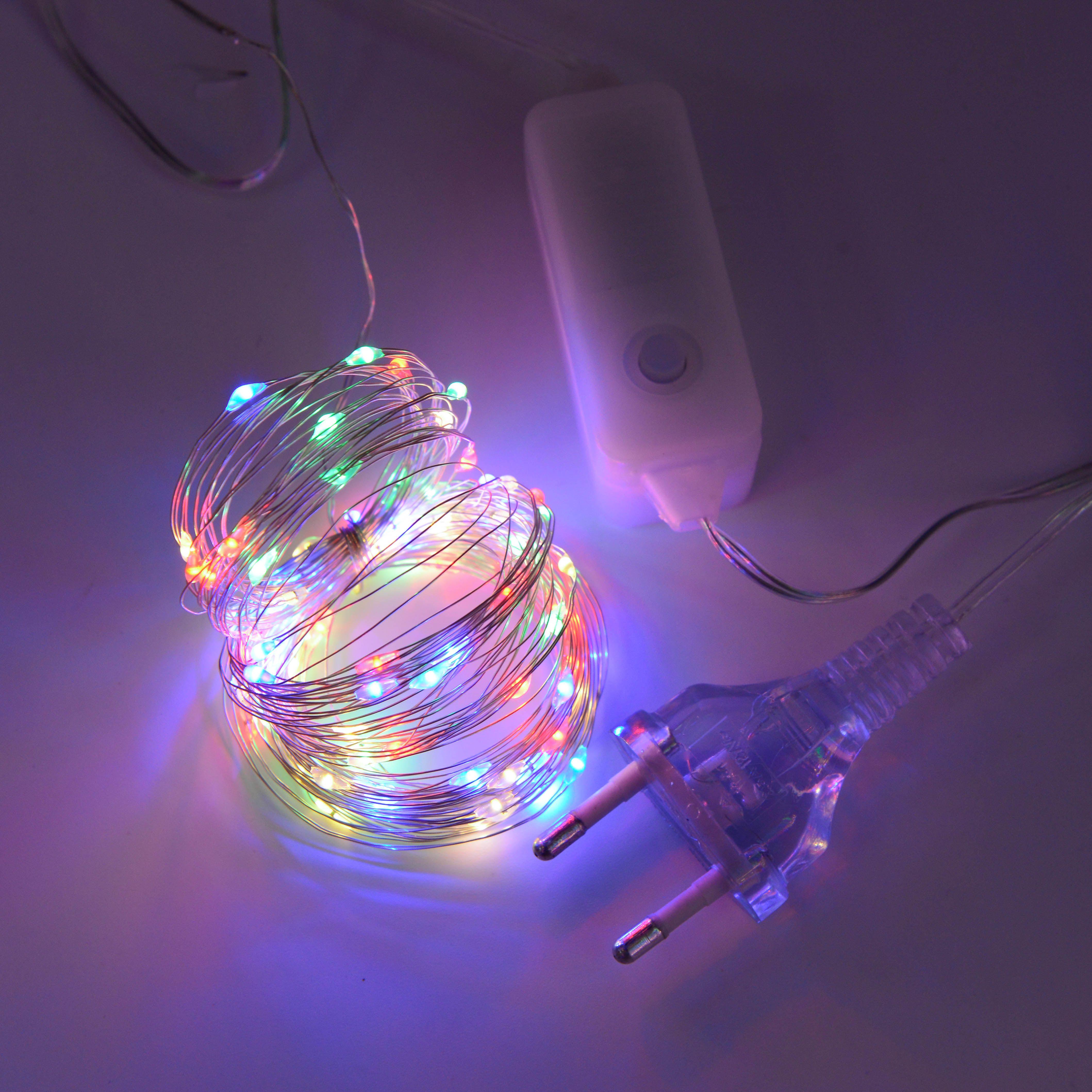 Copper wire lamps can be wound around Christmas trees and are waterproof for Christmas Specification image