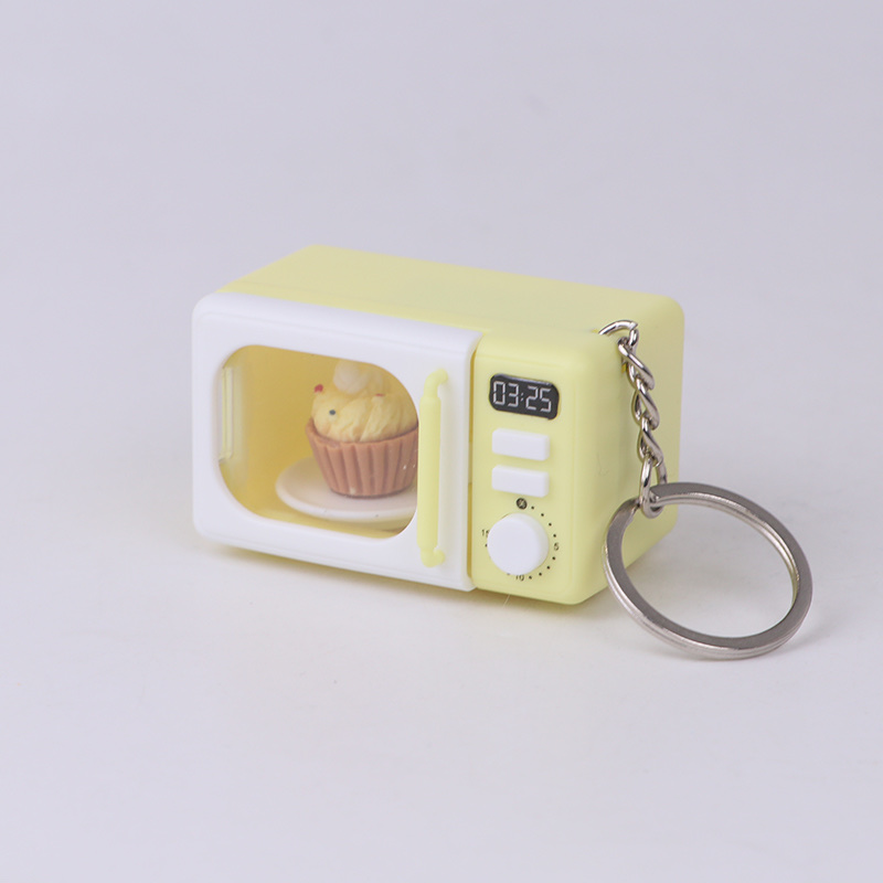 发光发声微波钥匙扣 汽车钥匙包包挂件