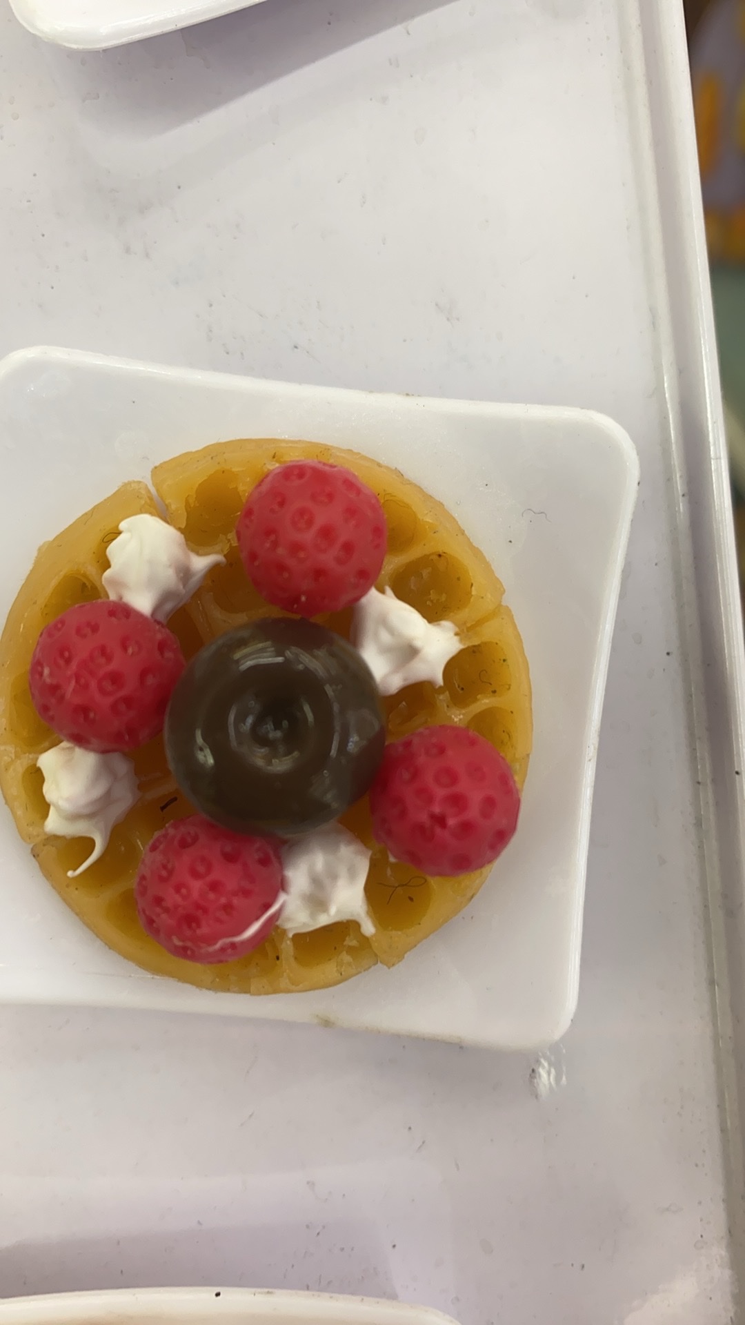 仿真小华夫冰箱贴挂件小模型钥匙扣配件挂件钥匙扣详情图8