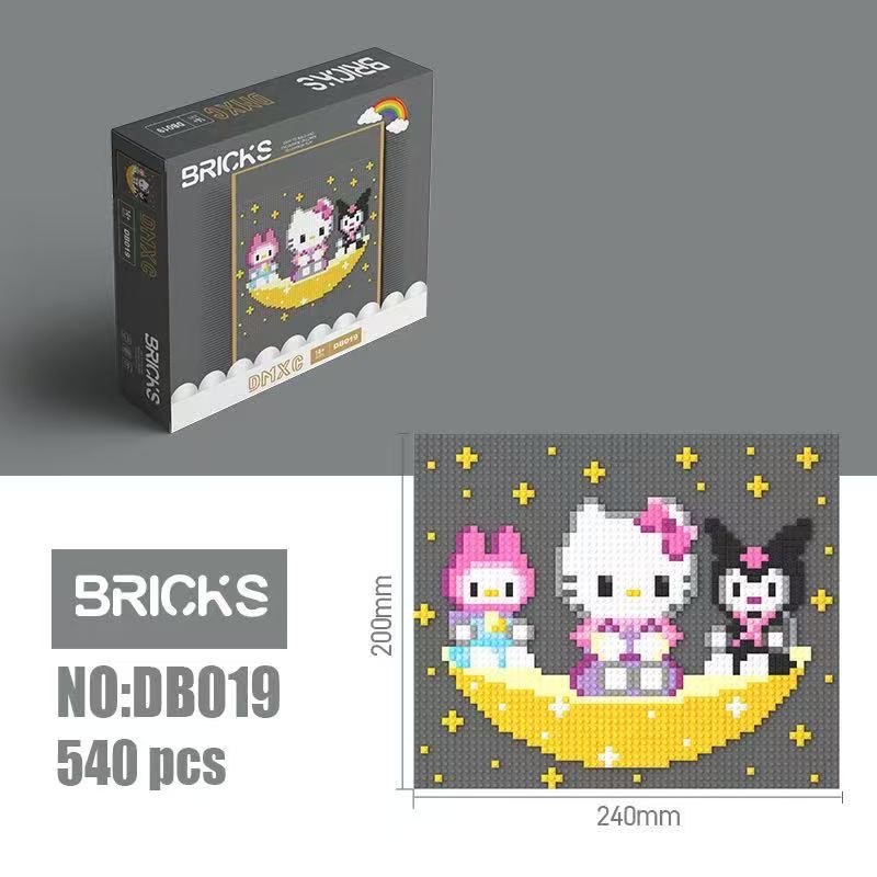 动漫拉布布兼容钻石小颗粒拼图玩具益智手工解压平板画摆件礼物详情图8