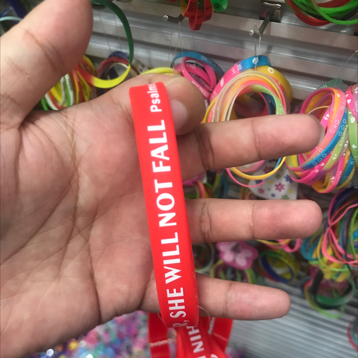 硅胶手环 运动手环假花装饰圣诞用品 家居装饰品艺术品创意礼品产家批发白底实物图