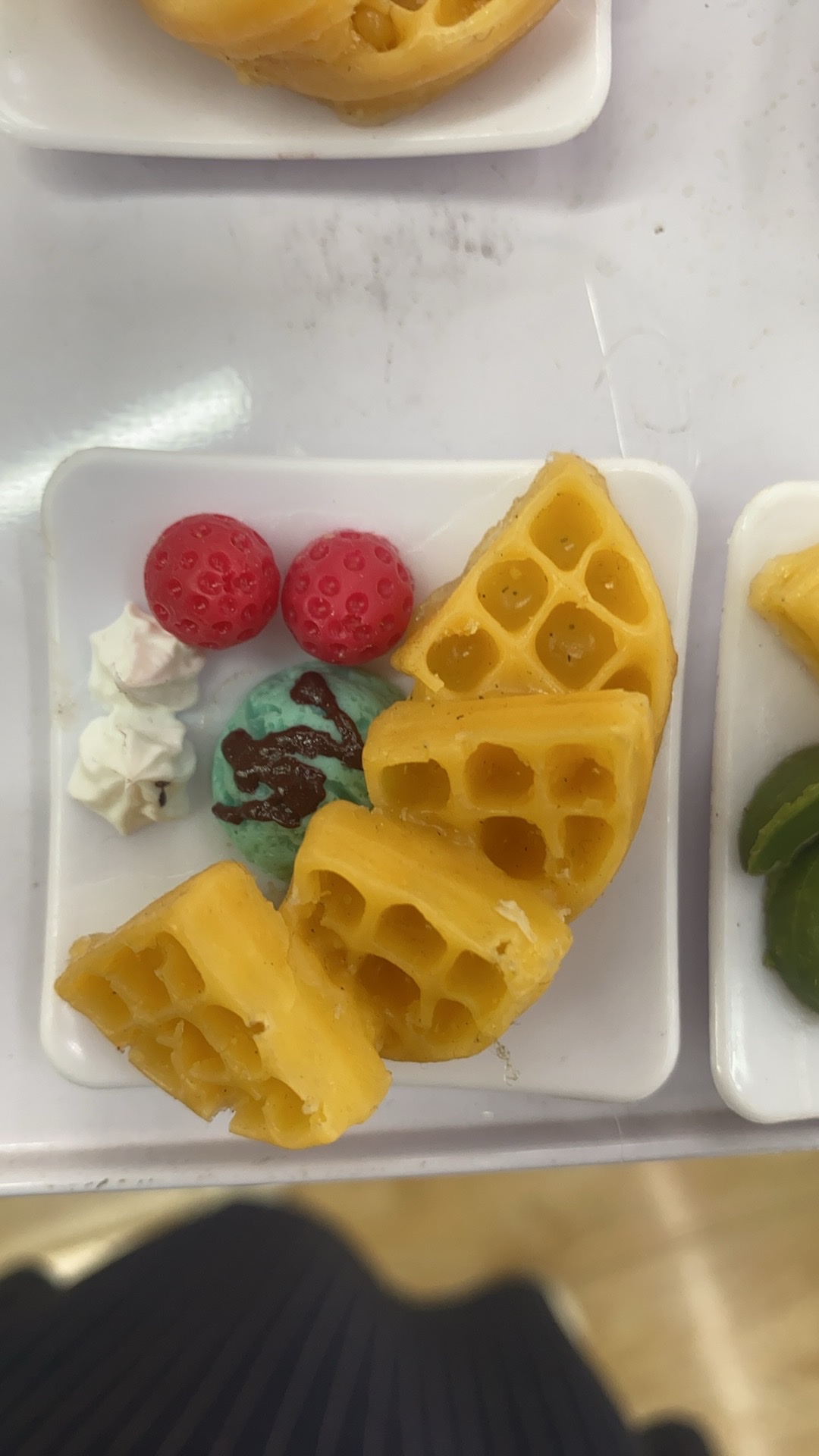 仿真小华夫冰箱贴挂件小模型钥匙扣配件挂件钥匙扣详情图7