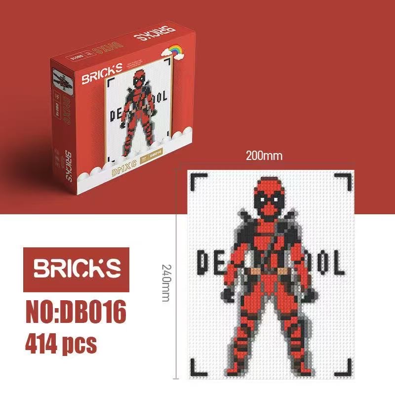 动漫拉布布兼容钻石小颗粒拼图玩具益智手工解压平板画摆件礼物白底实物图