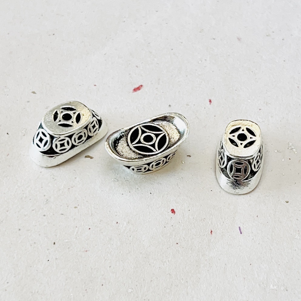 Retro silver dollar treasure collection, silver and copper coins, hollowed-out beaded cultural playthings, bracelets, necklaces, pendants, hanging ornaments, DIY alloy accessories, diy jewelry detail image 4