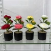 Artificial flowers, camellia bonsai, sunflowers, artificial flowers, small wisteria balls, artificial flowers, decorative ornaments, creative home desktop small ornaments arrangement Application Scenario