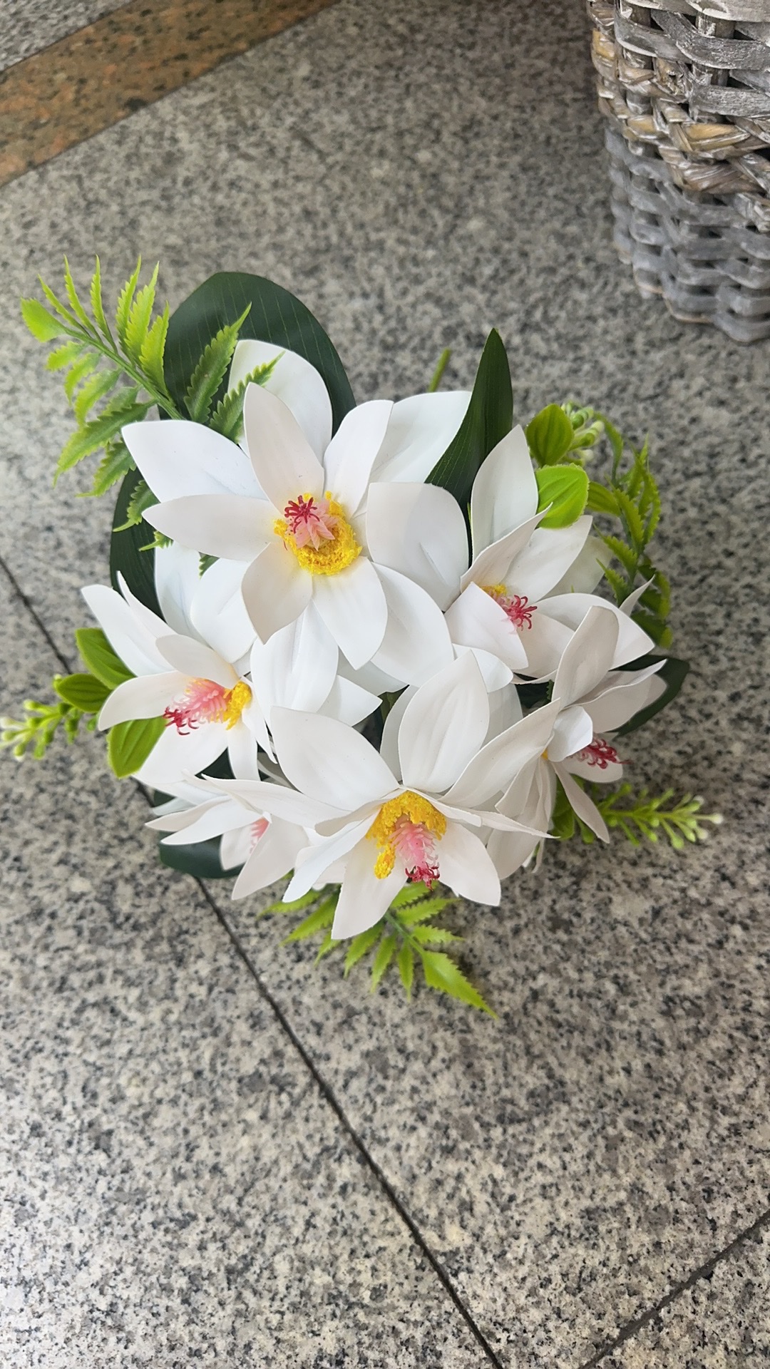 情人节花束情人节花束针织花银杏叶仿真花