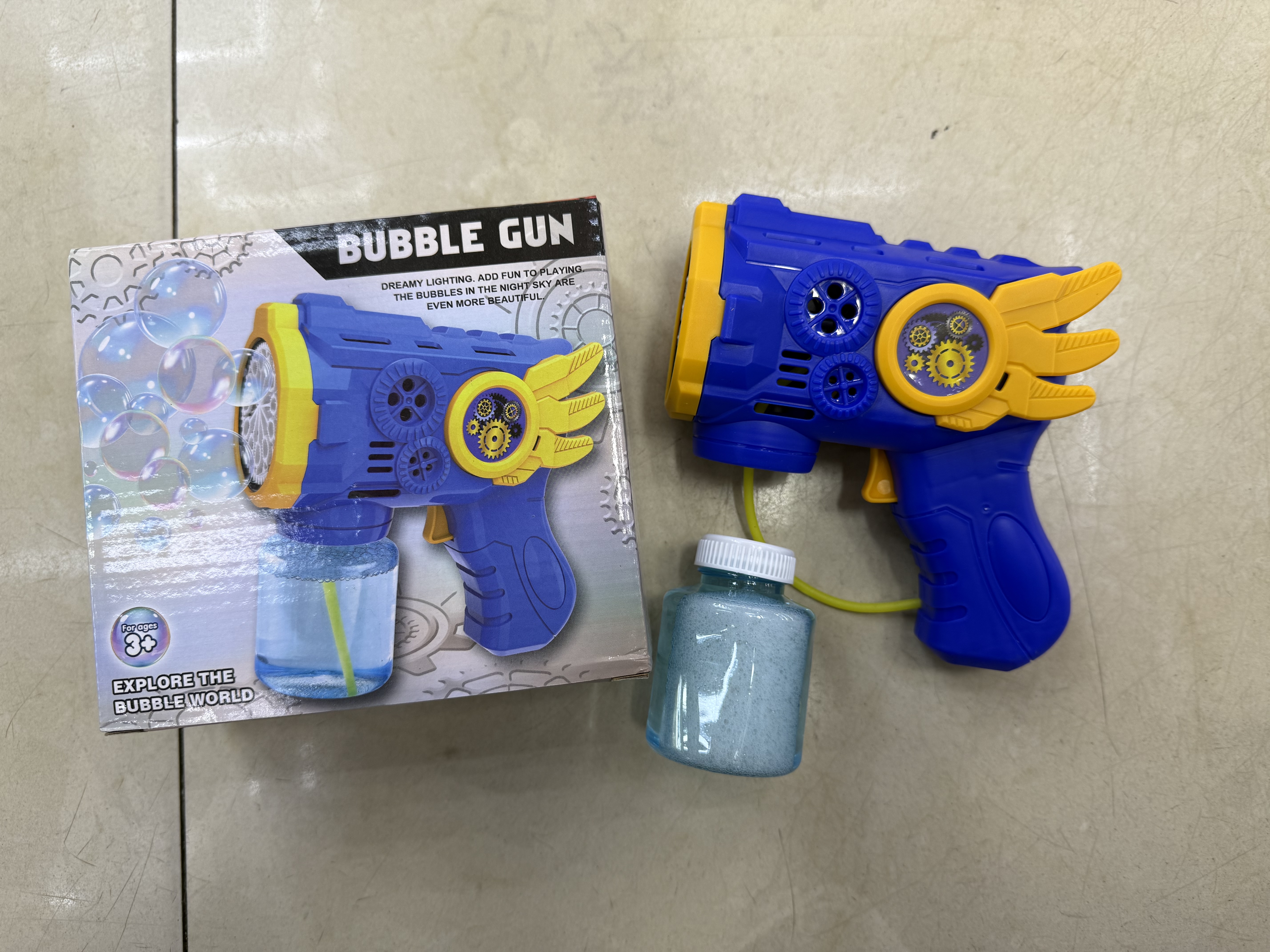 多孔网红爆款电动夜市泡泡枪加特林泡泡棒儿童全自动泡泡机儿童玩具产品图