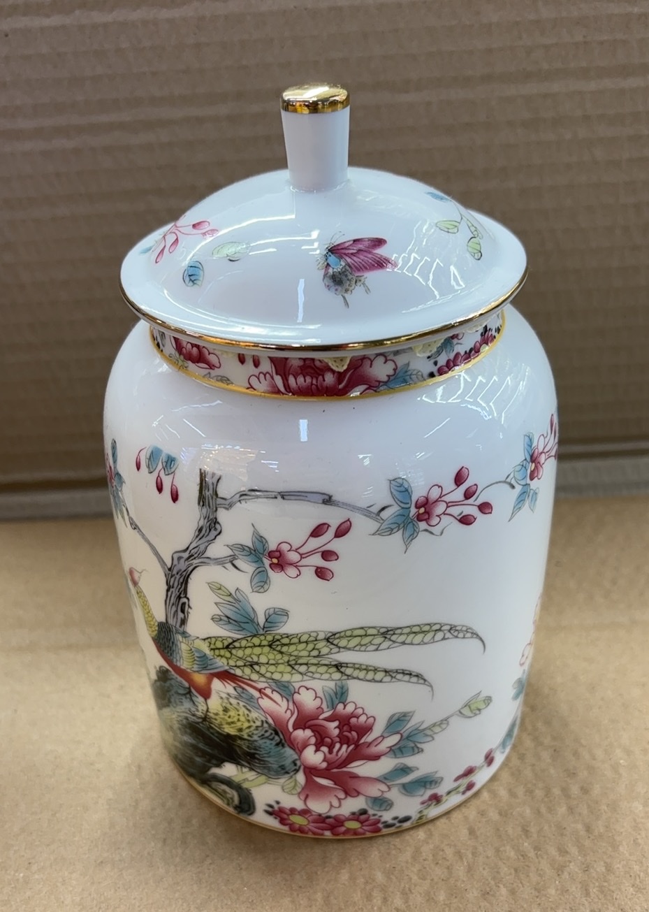 古典风格陶瓷青花瓷茶叶罐 密封储存罐 茶叶保鲜罐 茶具收纳罐 家居装饰品详情图1